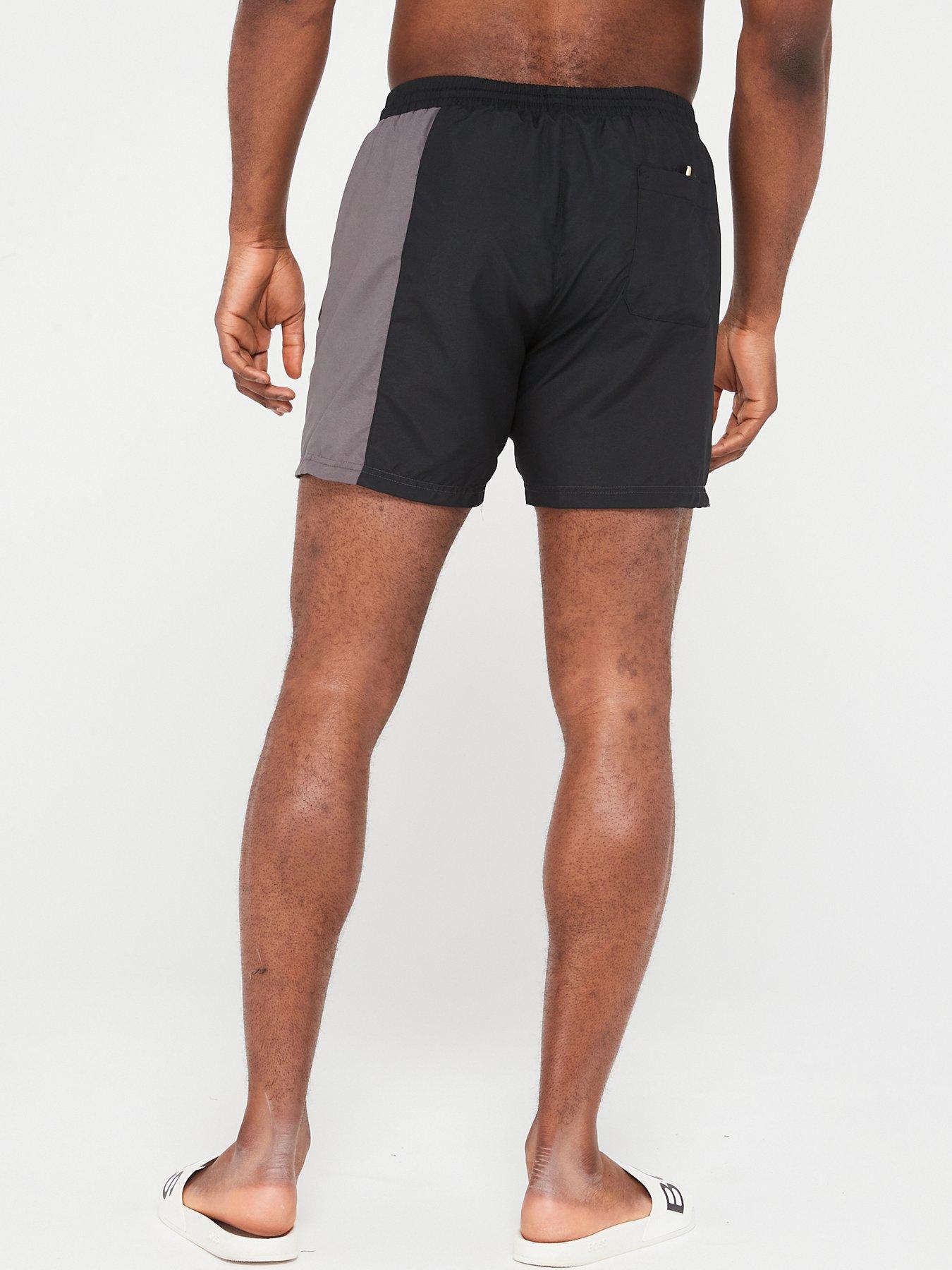 BOSS Swim Shorts, Towel & Bag Beach Set Grey