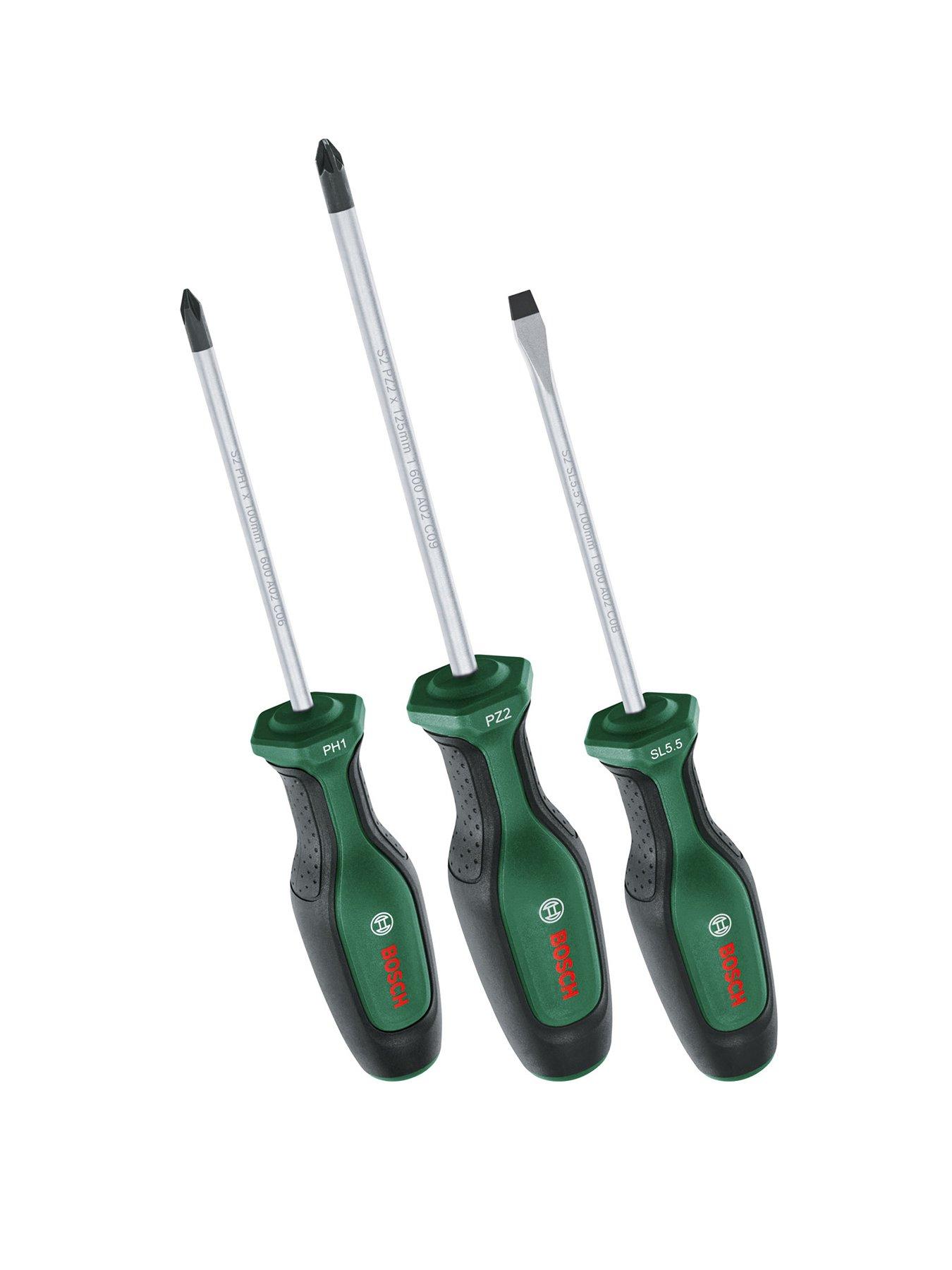 Bosch 3 pcs Screwdriver Set