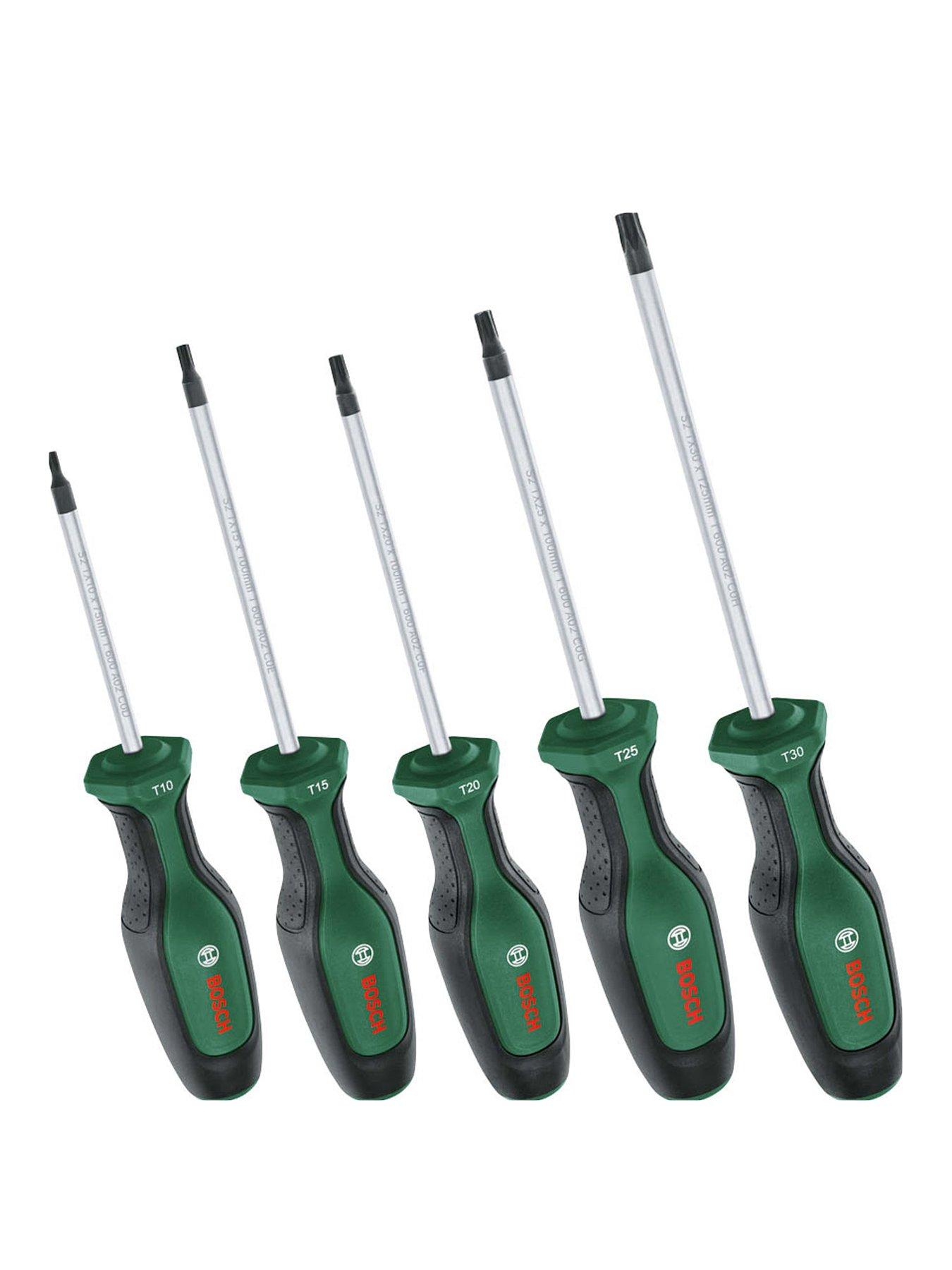 Bosch 5 pcs Screwdriver Set Torx