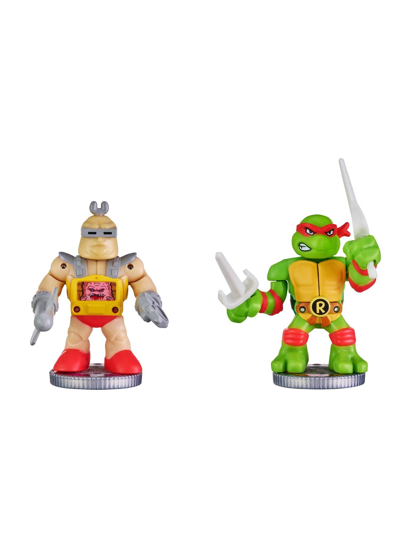 Image 4 of 6 of Akedo Legends Of Akedo Teenage Mutant Ninja Turtles Action Figures&nbsp;- Mini Battling Warriors Versus Pack - Raphael Vs Krang