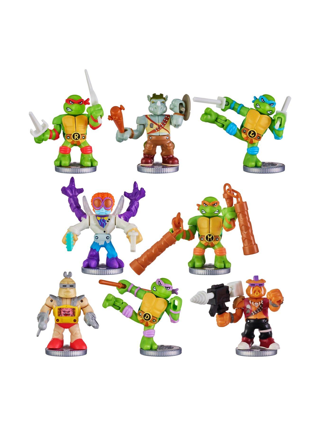  image of akedo-legends-of-akedo-teenage-mutant-ninja-turtles-action-figuresnbsp--mini-battling-warriors-versus-pack-raphael-vs-krang