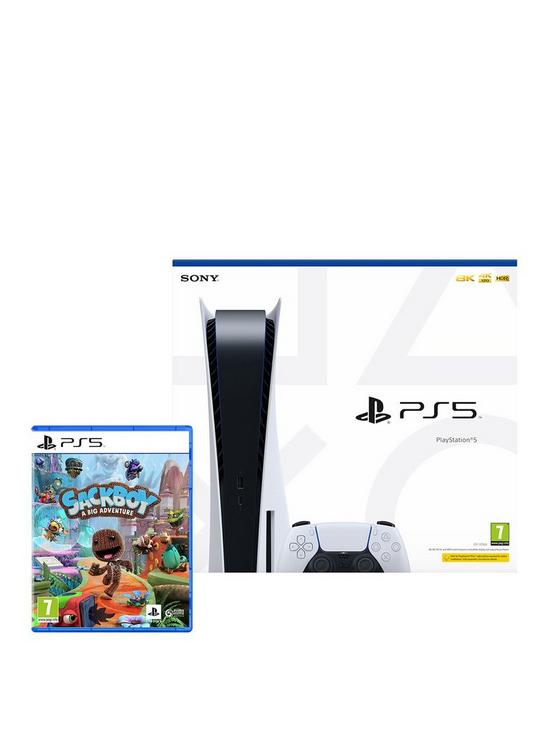 front image of playstation-5-disc-console-amp-sackboy-a-big-adventure