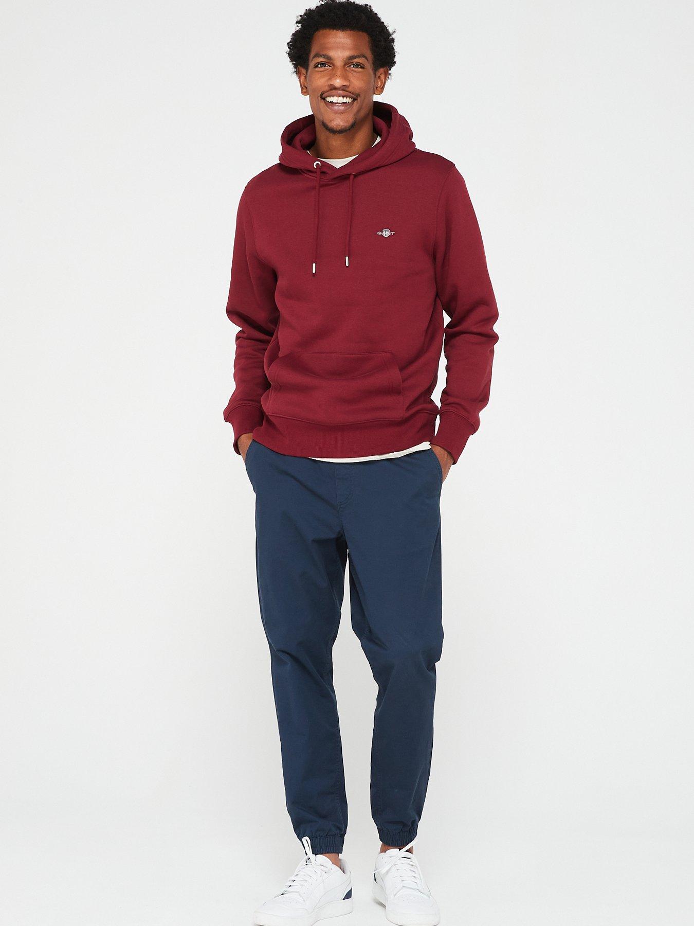 Gant shield hoodie outlet red