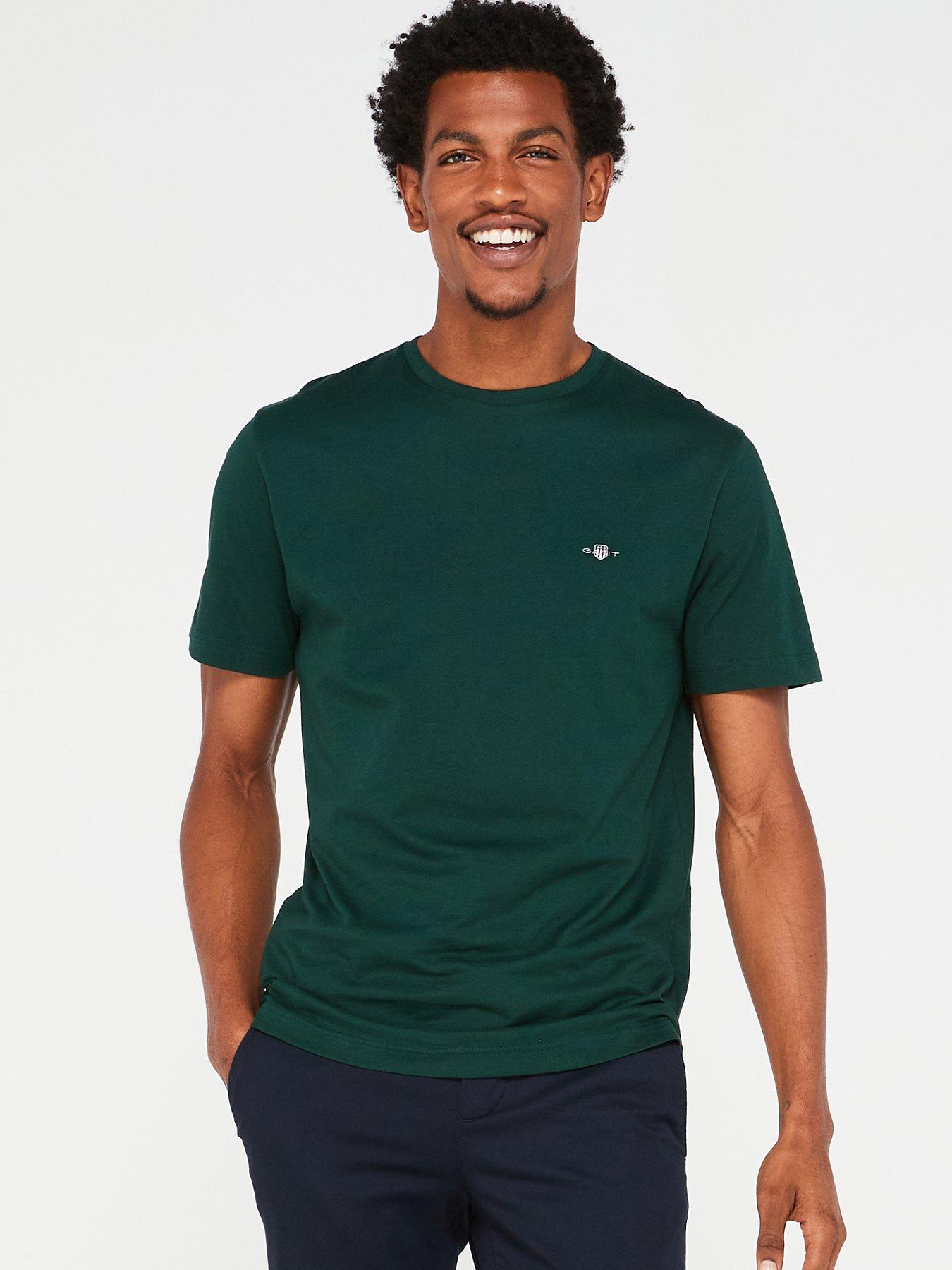 undefined Regular Fit Shield Short Sleeve T-Shirt - Green