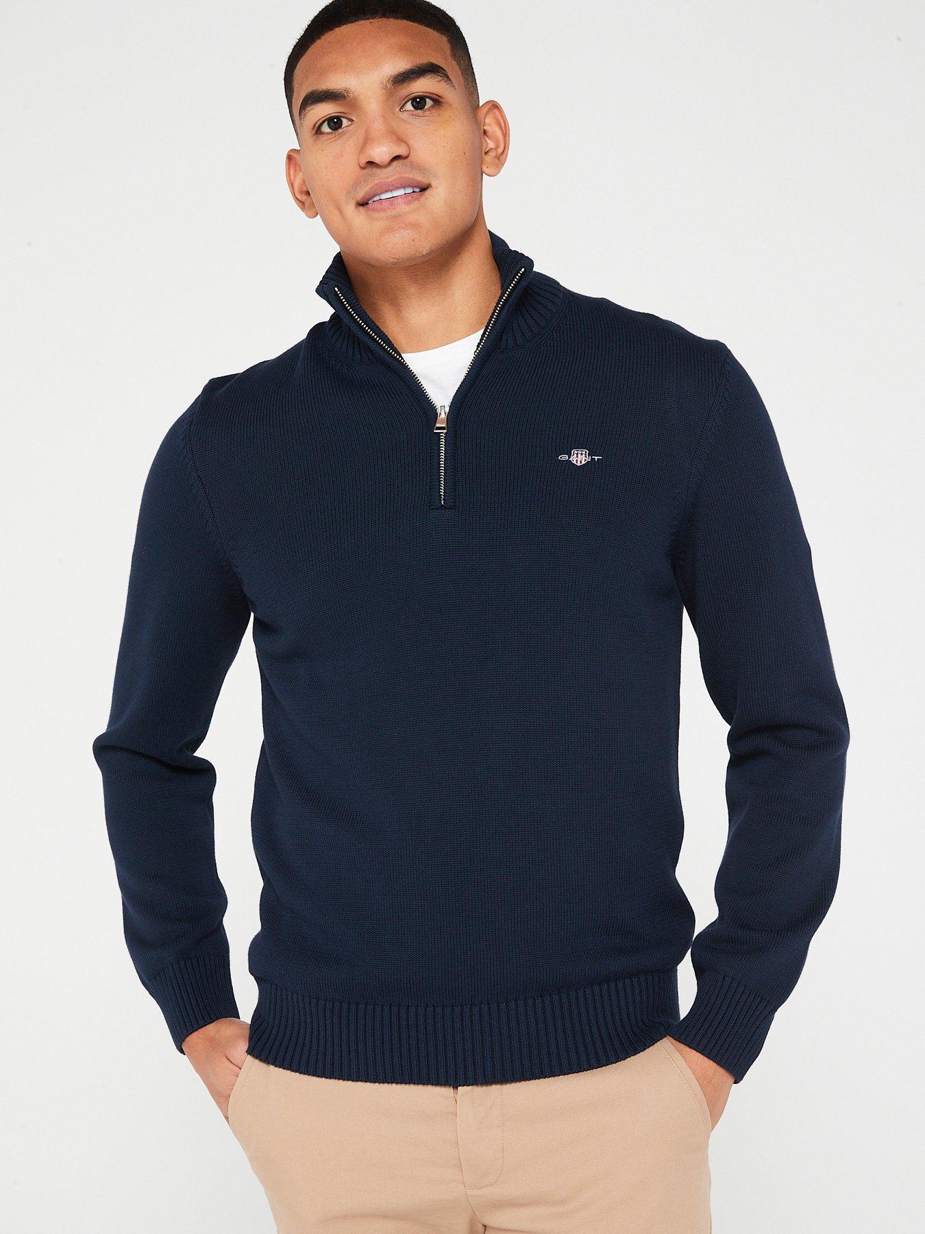 undefined Casual Cotton Halfzip Jumper
