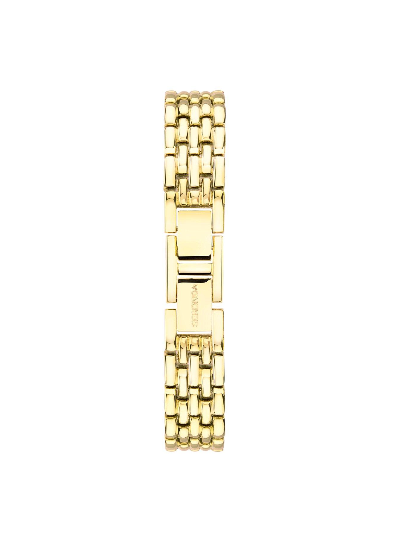 image of sekonda-womens-monica-gold-bracelet-analogue-watch
