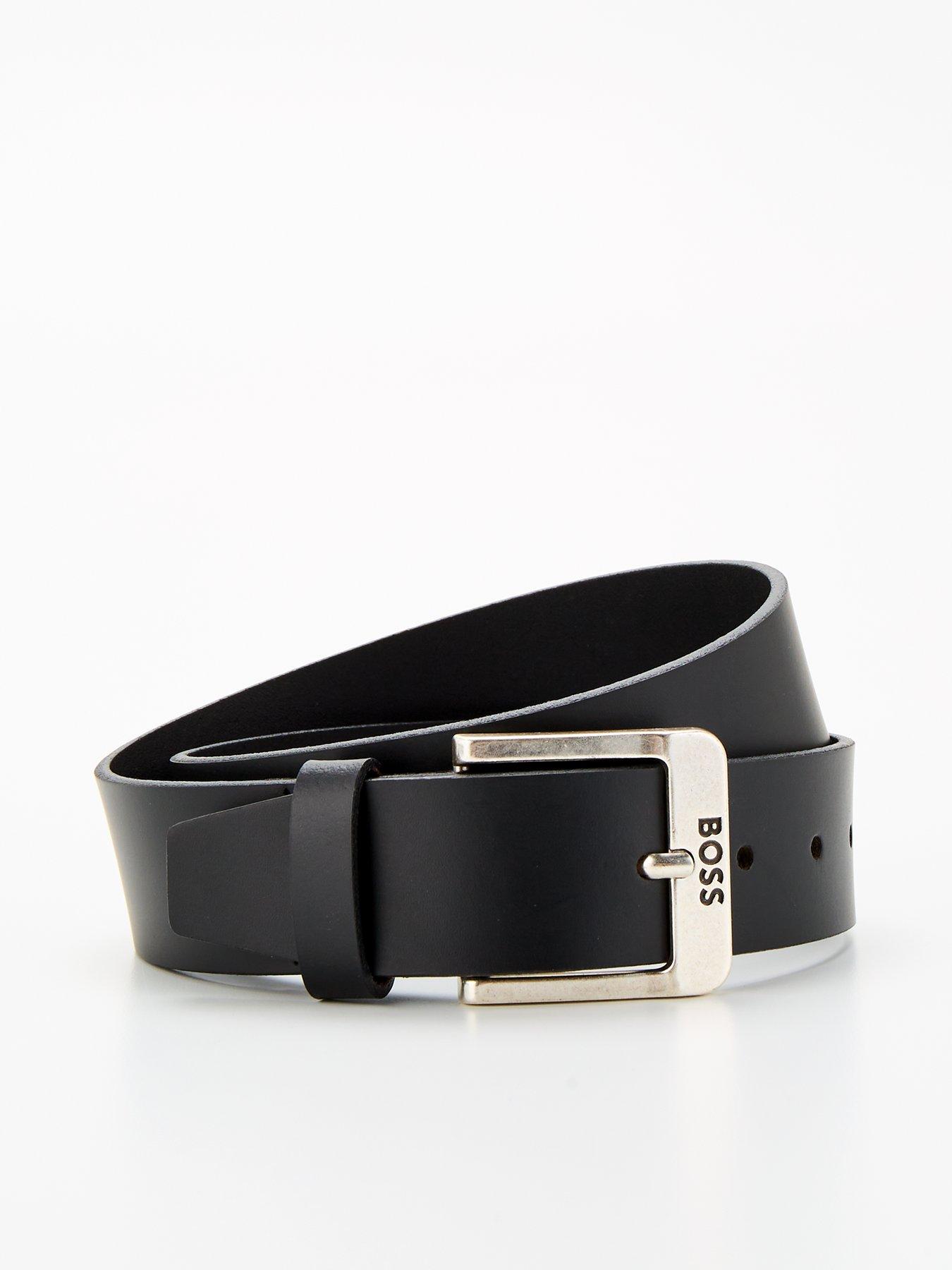BOSS Jemio Leather Belt - Black
