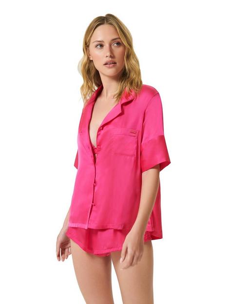 bluebella-alma-luxury-satin-short-pyjama-set-pink