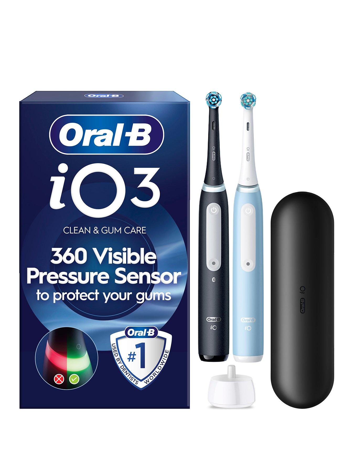 oral-b-io3-matt-black-amp-ice-blue-electric-toothbrush-duo-pack