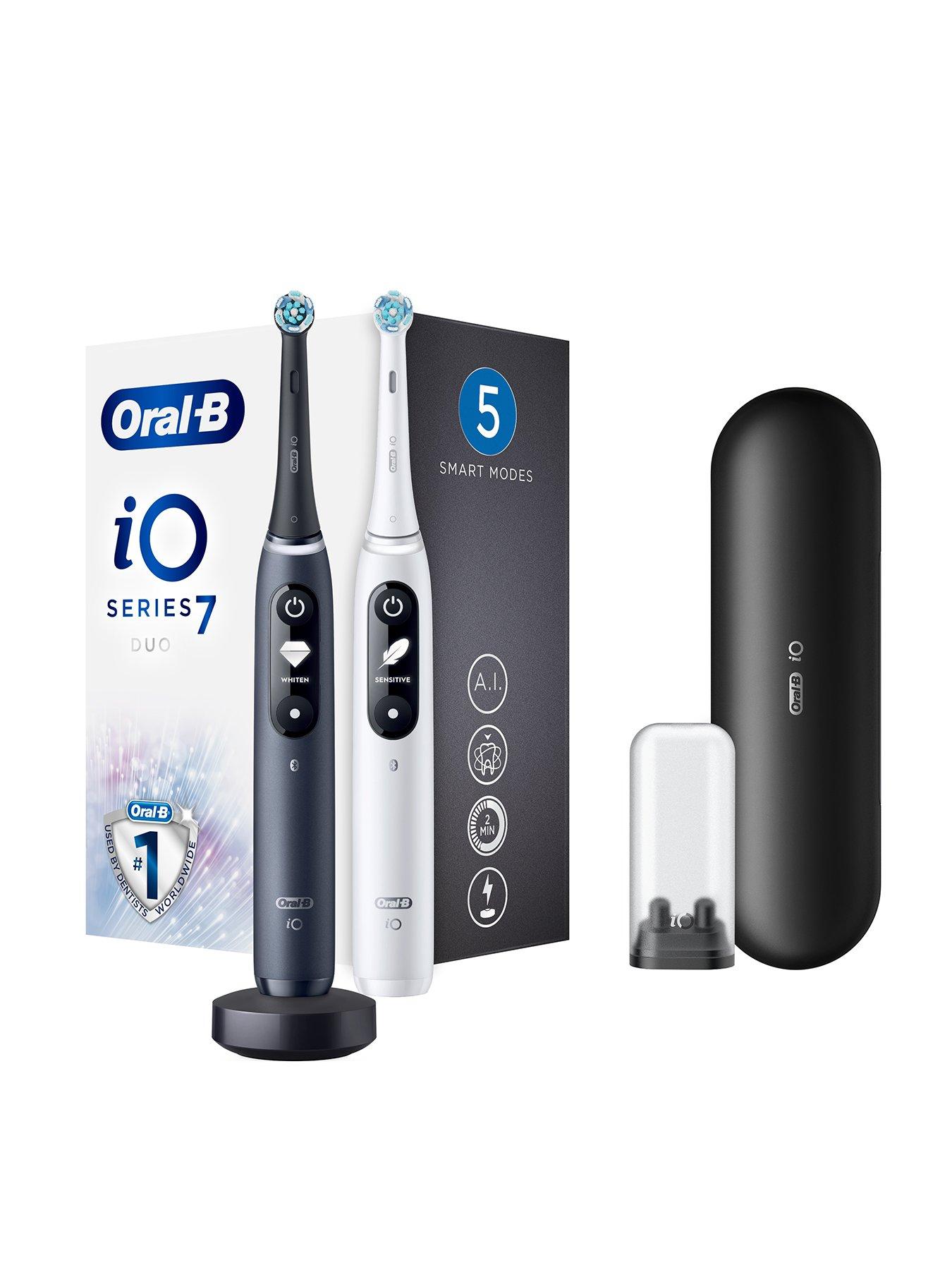  image of oral-b-io7-white-alabaster-amp-black-lava-duo-pack