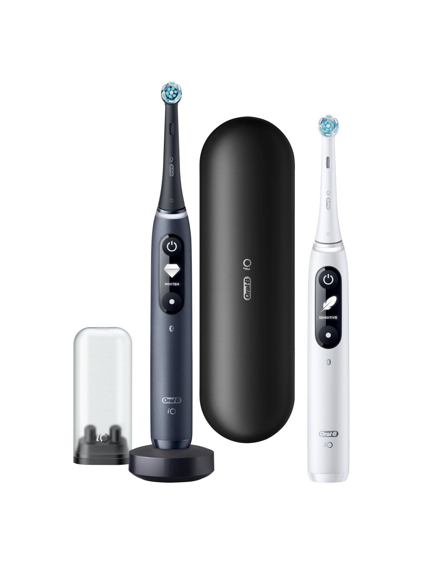  image of oral-b-io7-white-alabaster-amp-black-lava-duo-pack