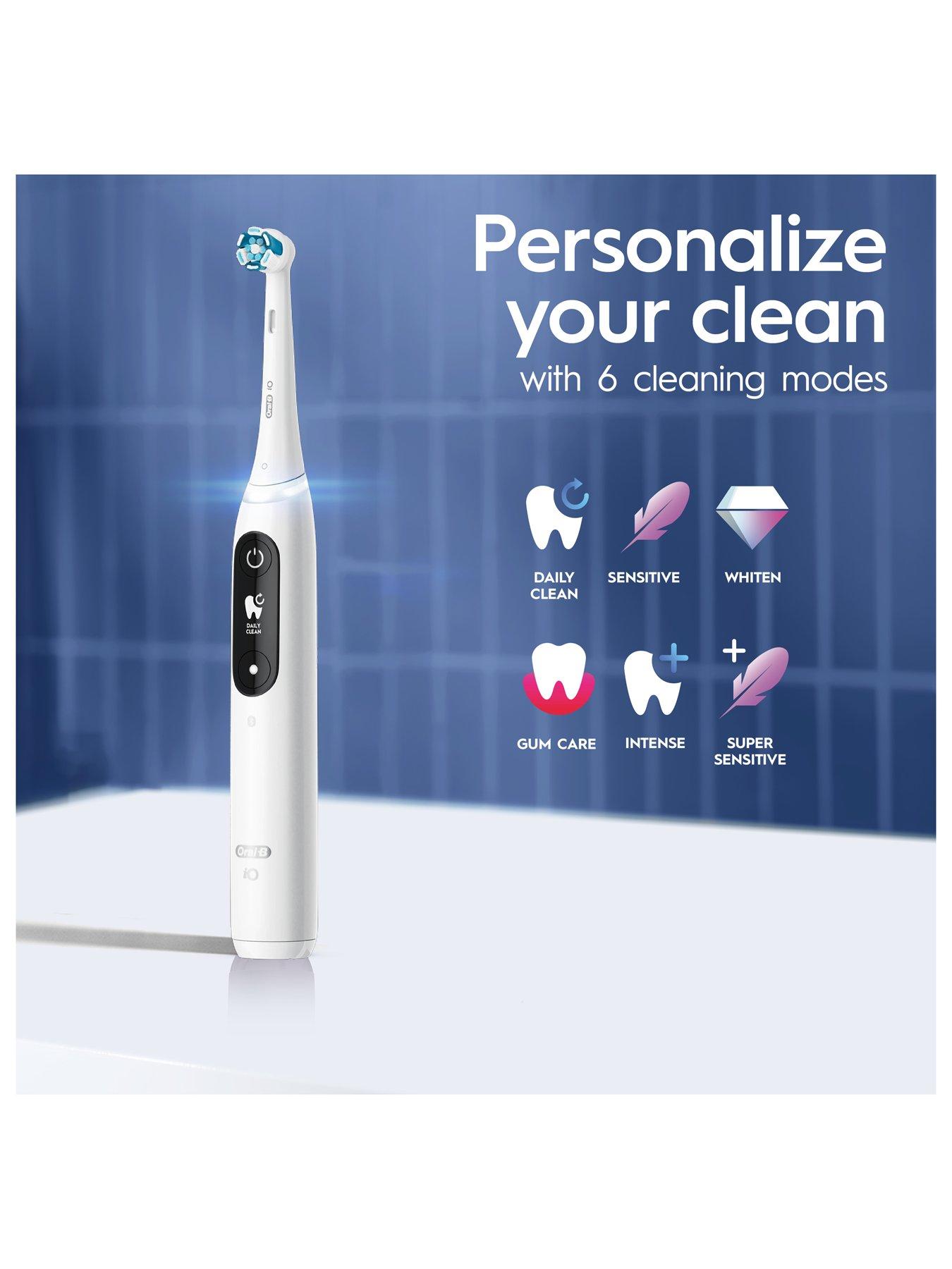  image of oral-b-io8-white-alabaster-amp-black-onyx-duo-pack