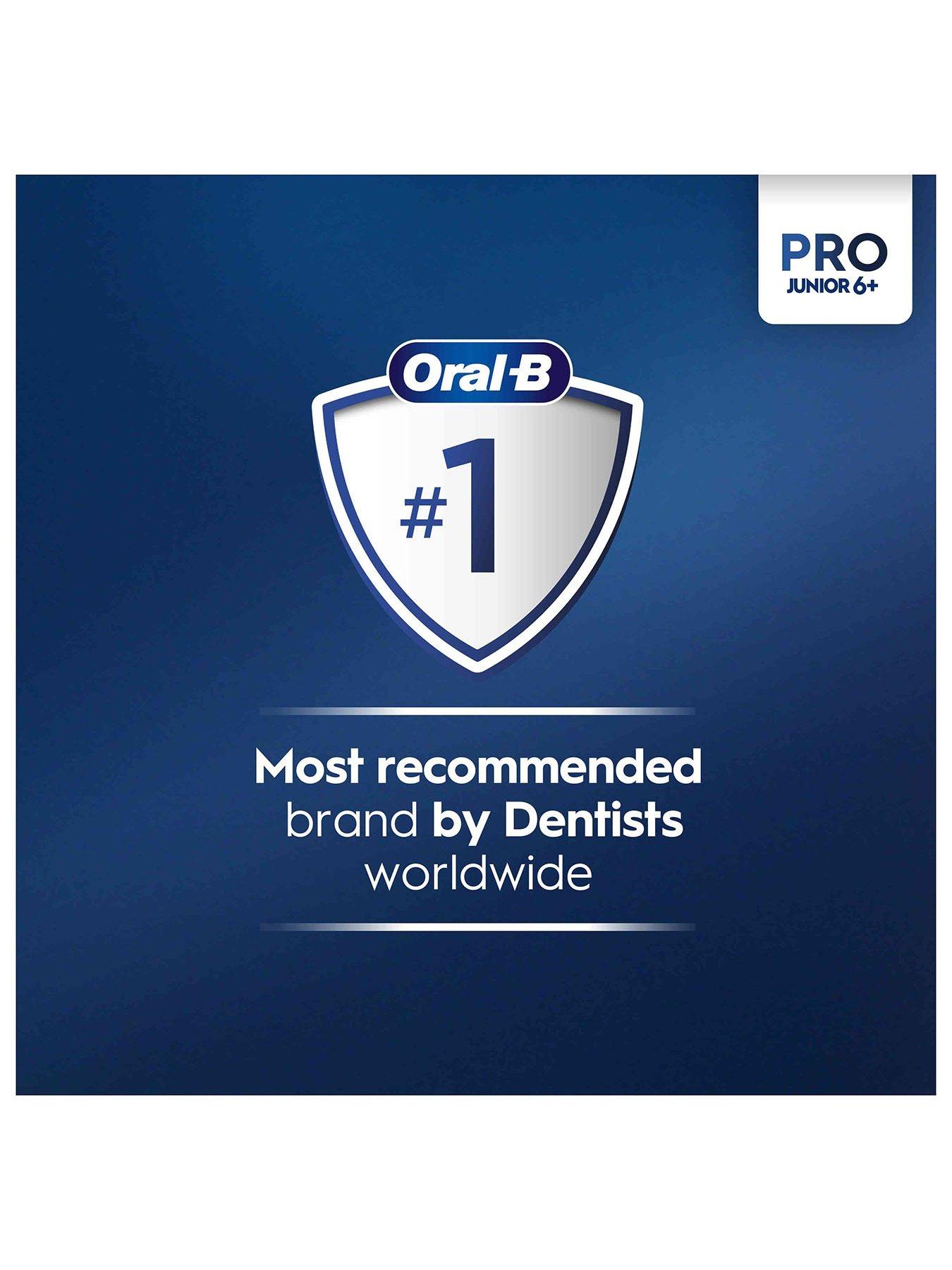 Image 7 of 7 of Oral-B Pro Junior 6+ Purple Electric Toothbrush