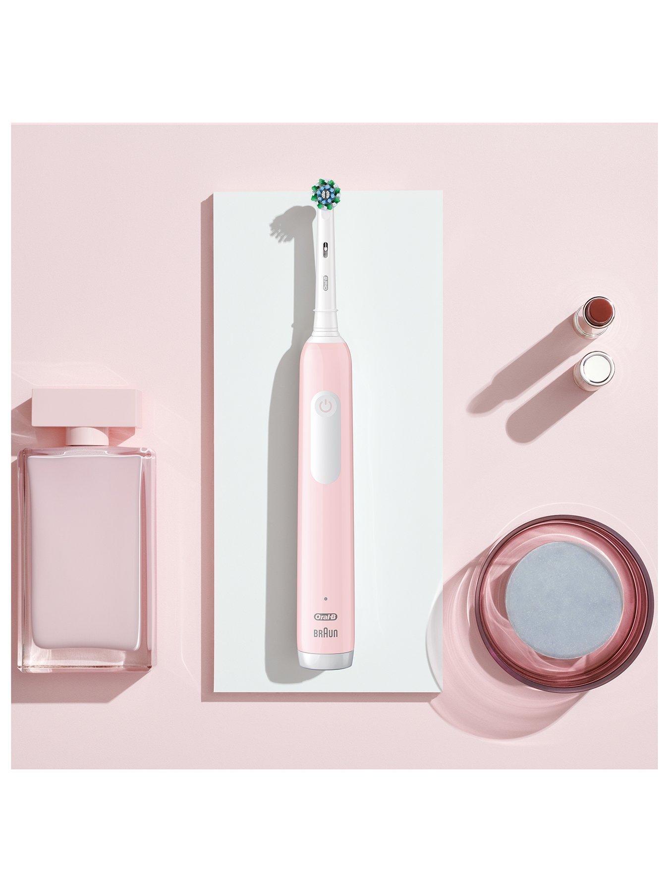  image of oral-b-pro-1-3d-white-pink-3dw-luxe-paste