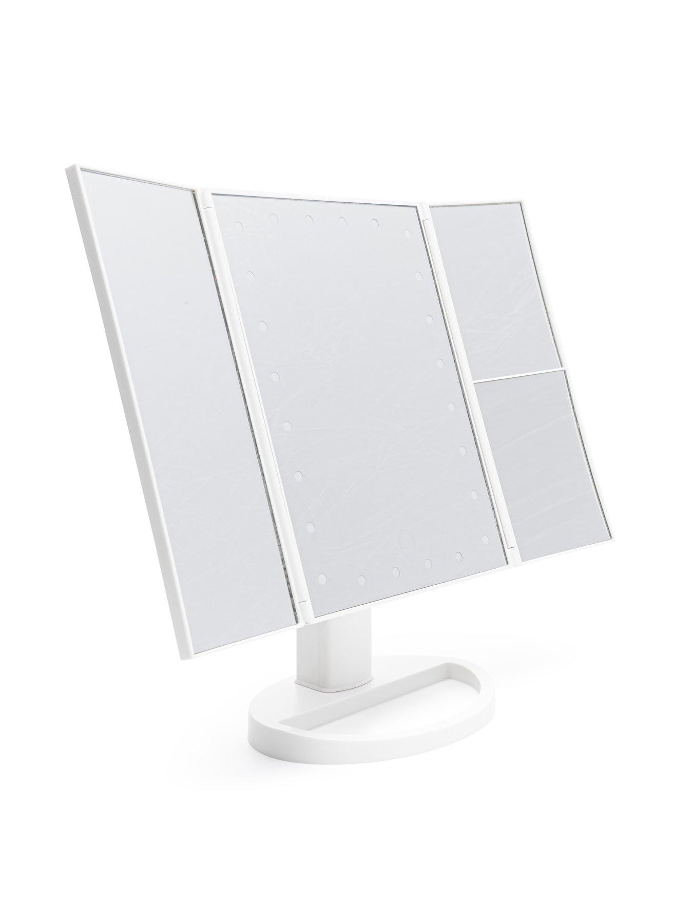  image of rio-24-led-touch-dimmable-cosmetic-mirror-white