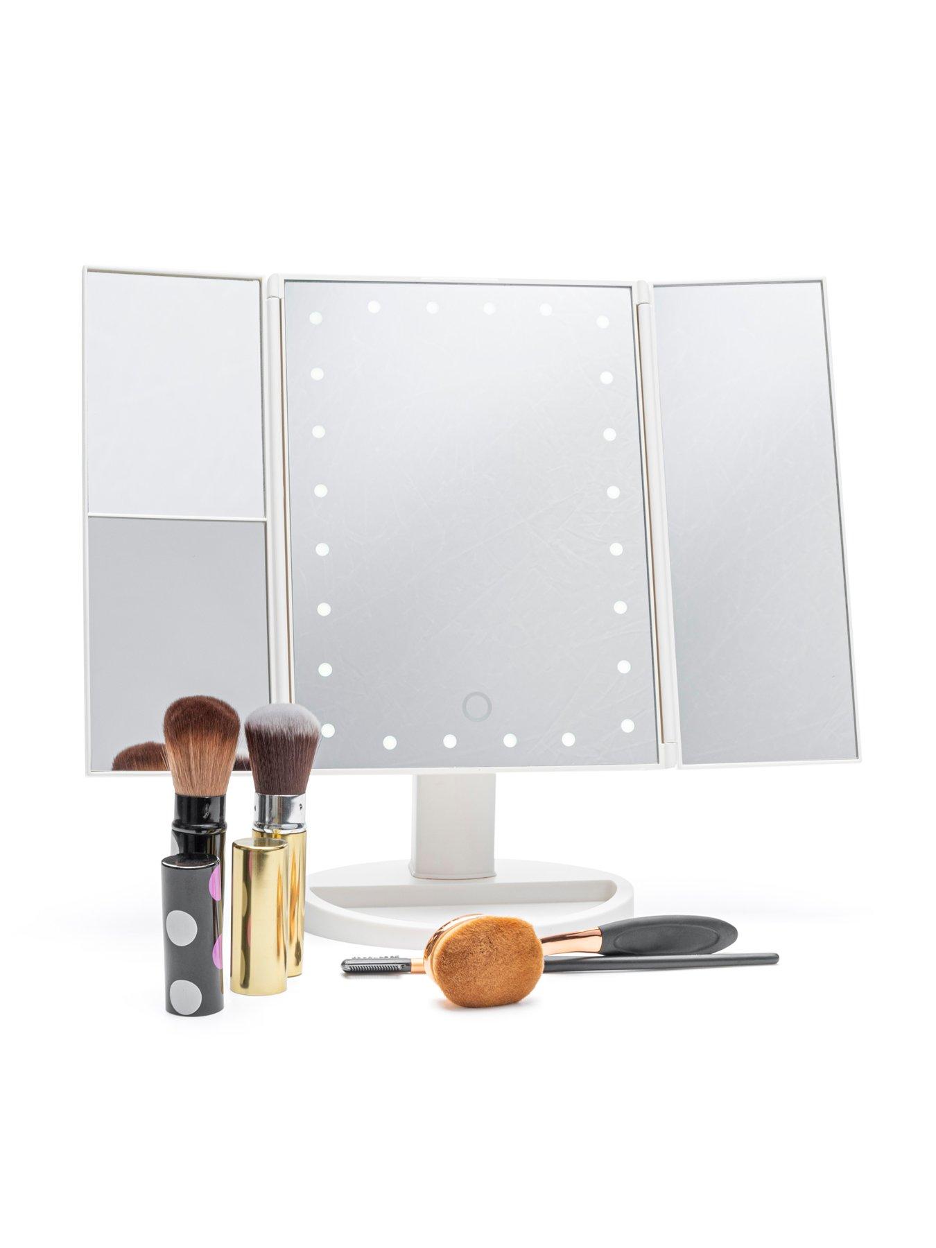  image of rio-24-led-touch-dimmable-cosmetic-mirror-white