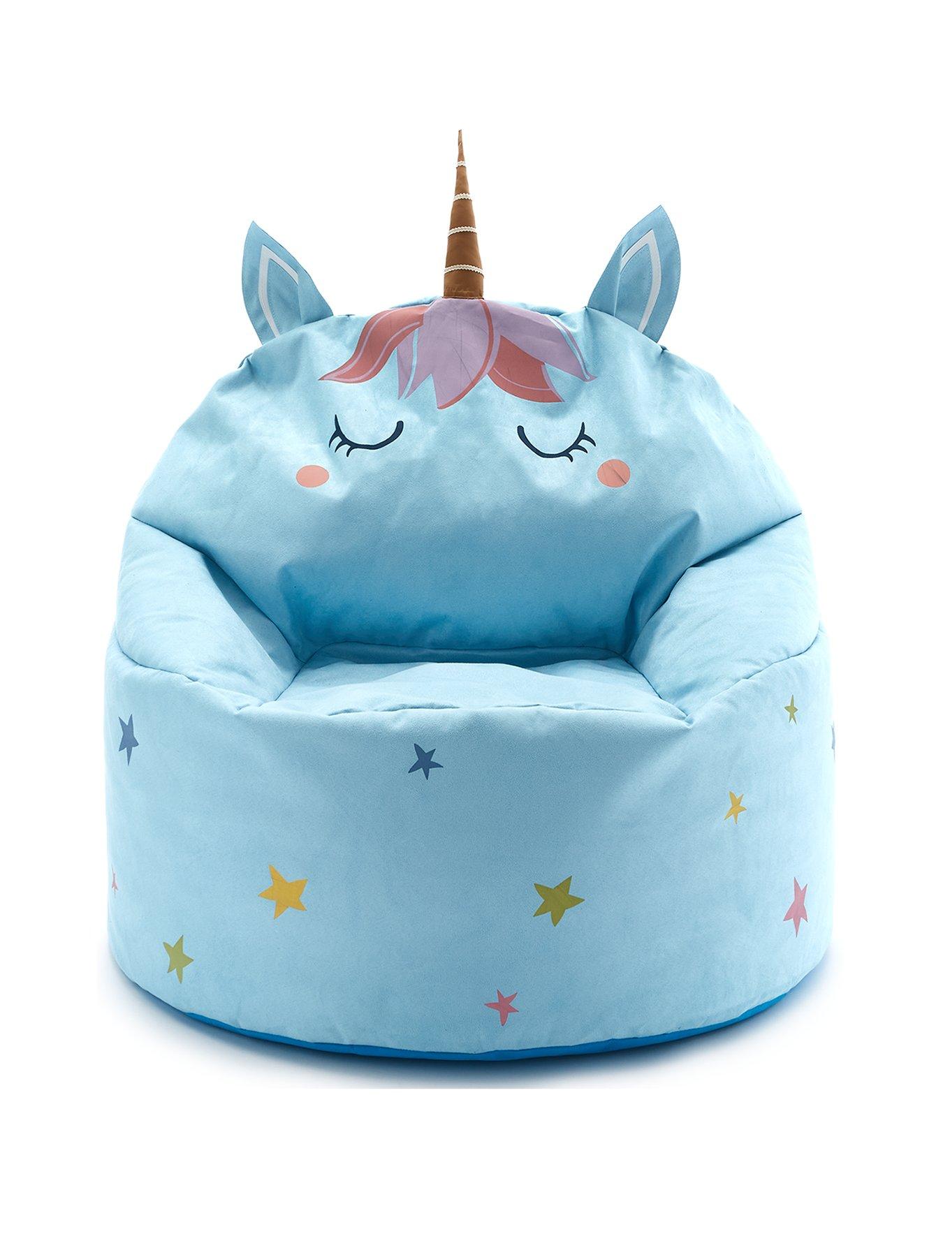 Unicorn bean bag discount chair for adults