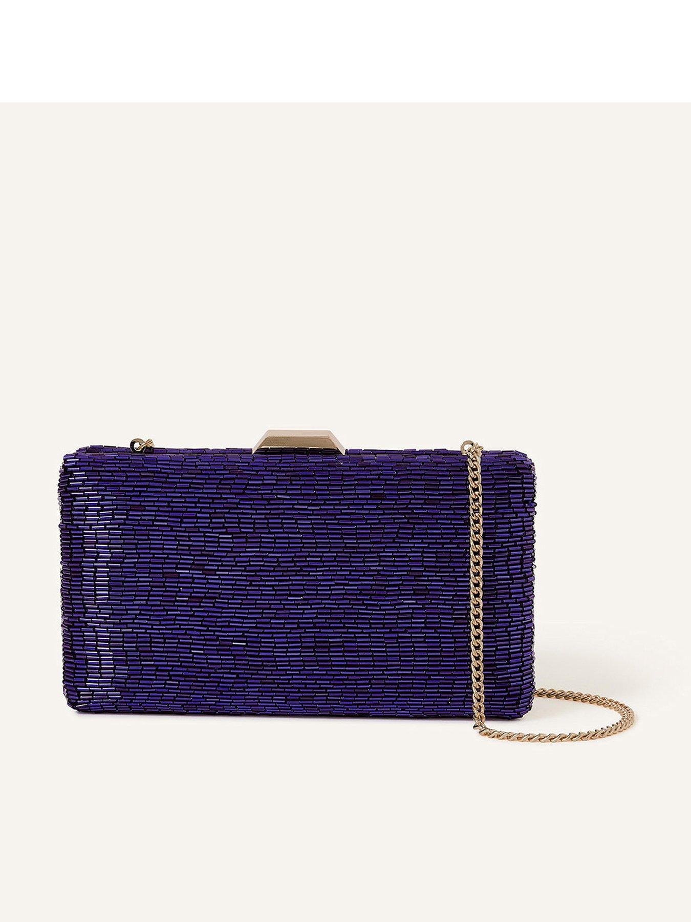 Aelia, Our Iconic Clutch Bag (Royal Blue), Hard-Case Clutch Purse
