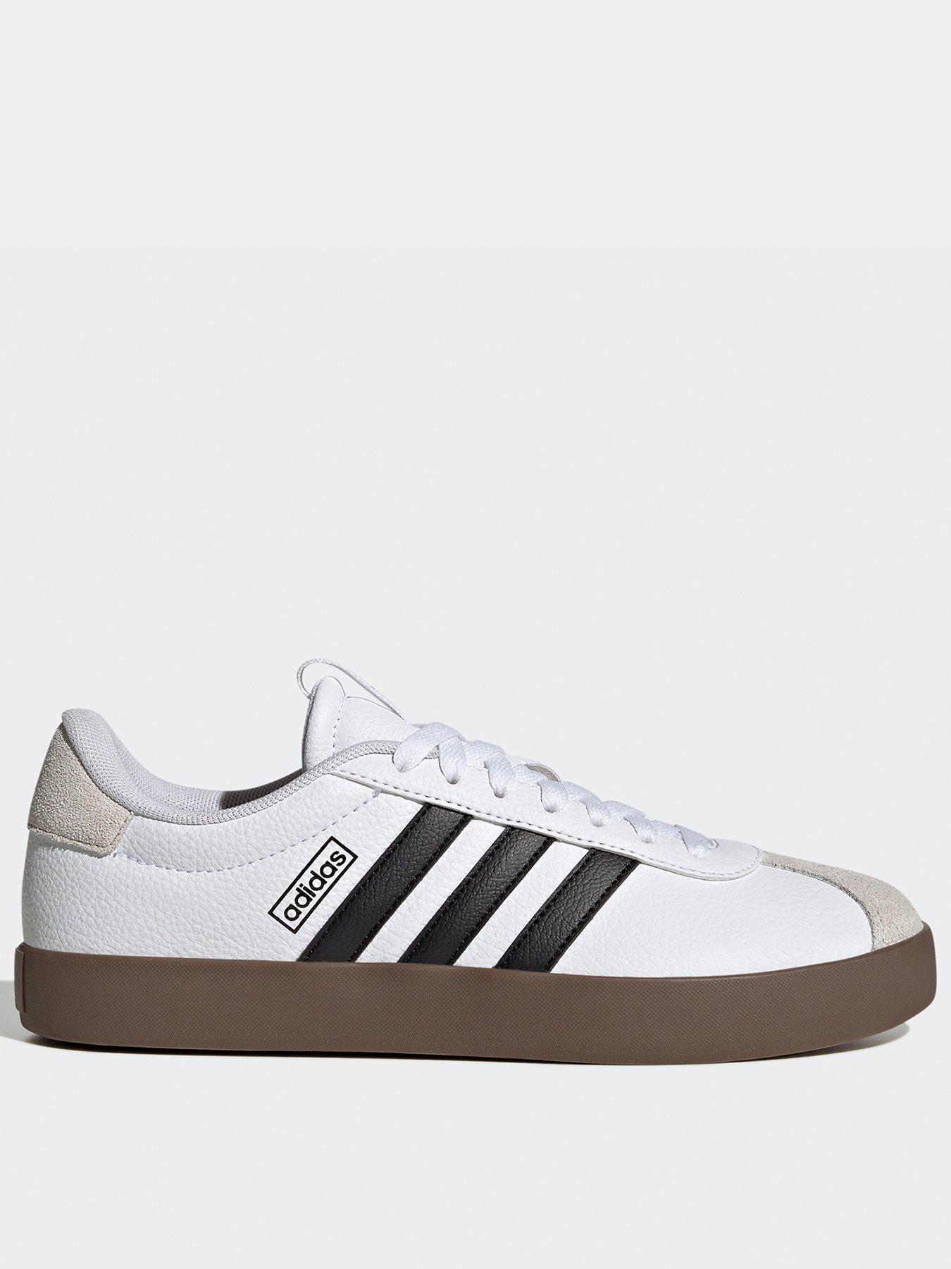 adidas Sportswear Womens VL Court 3.0 Trainers White Black littlewoods