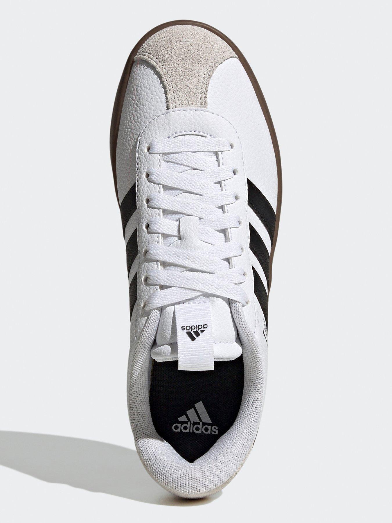  image of adidas-sportswear-womens-vl-court-30-trainers-whiteblack