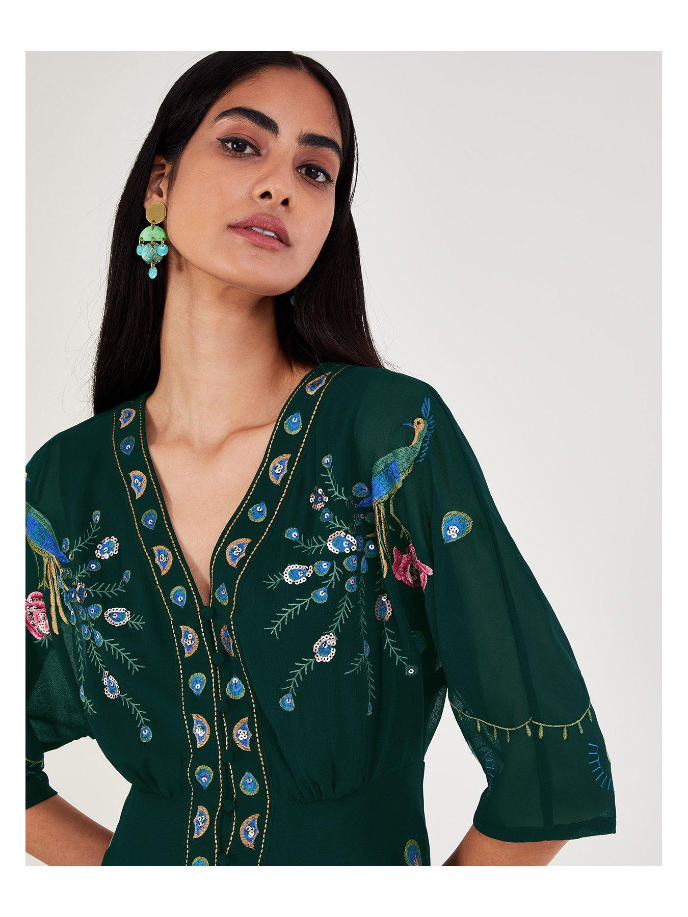  image of monsoon-perla-embroidered-tea-dress