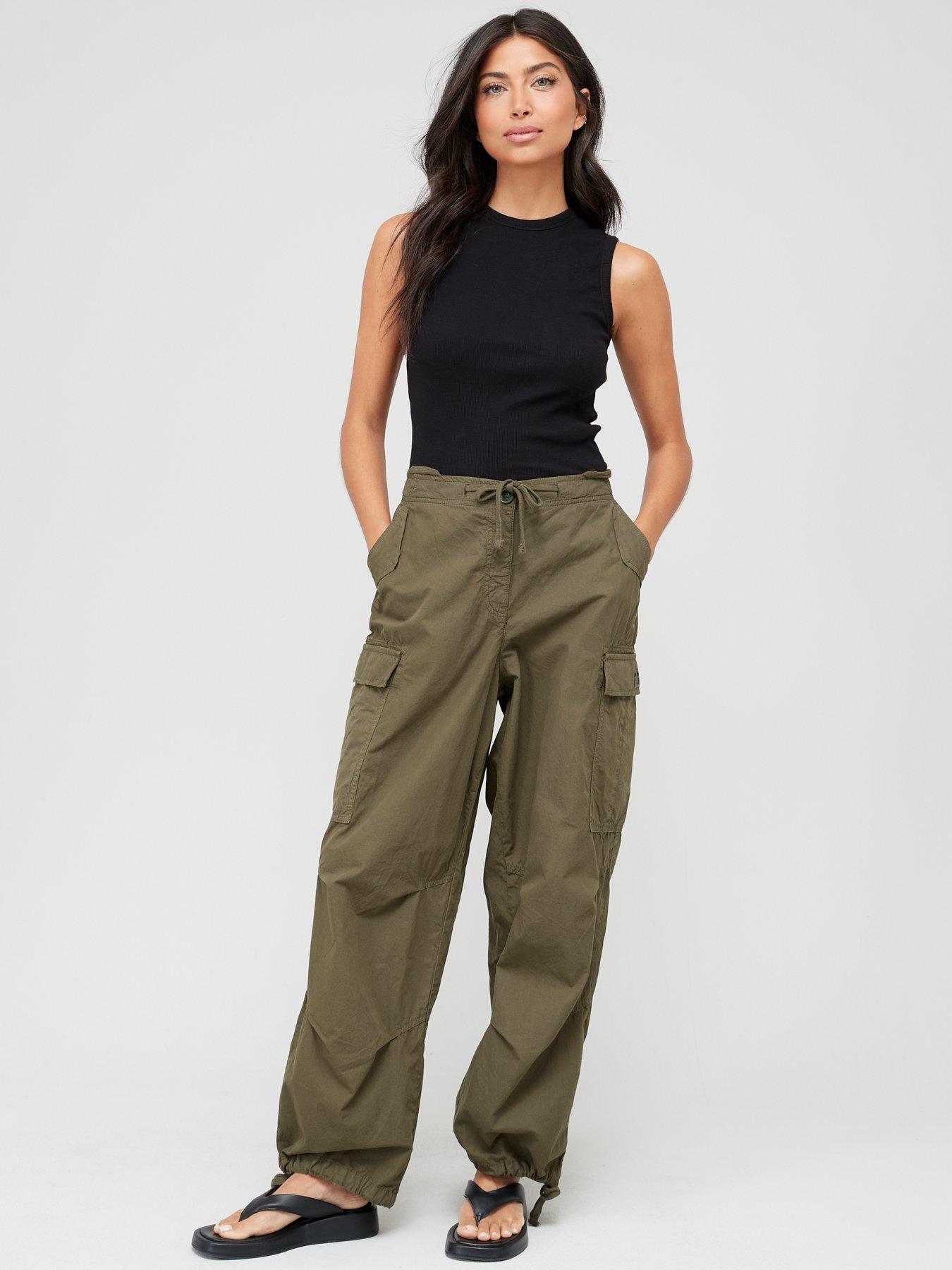 Superdry Parachute Grip Pants - Green