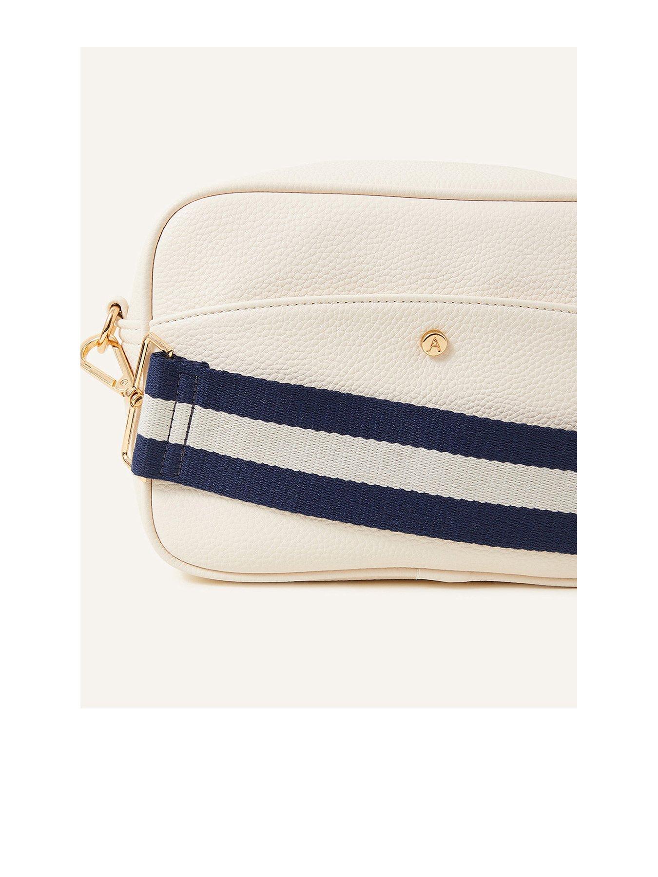 Striped webbing best sale bag strap