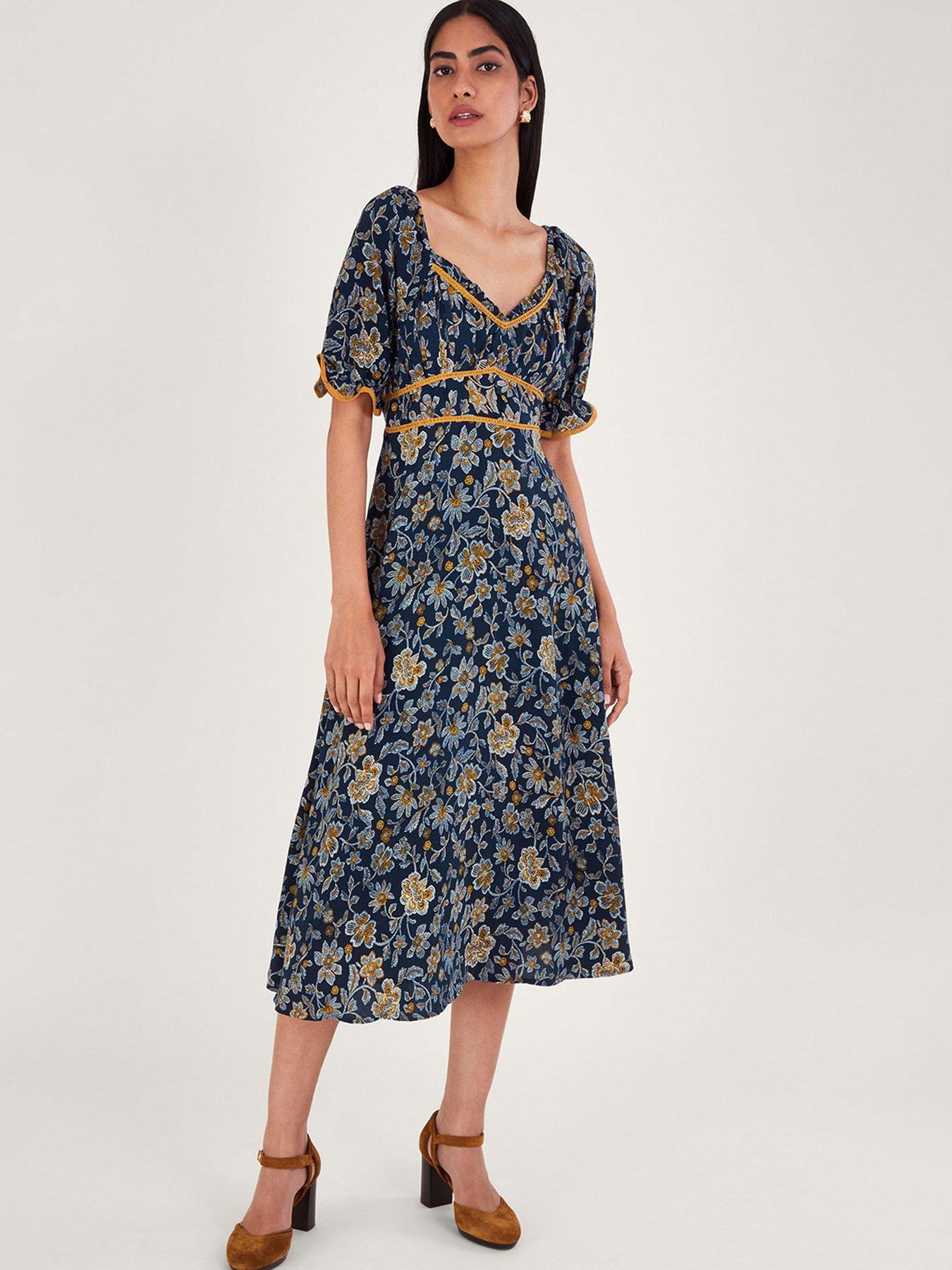 Littlewoods navy hot sale dress