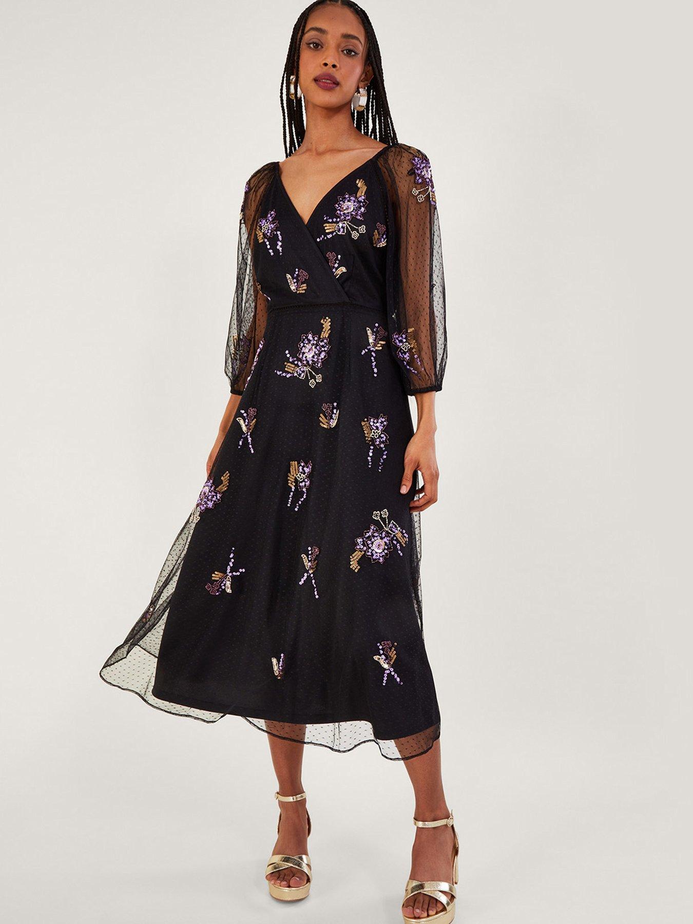 Monsoon Eloise Embroidered Tea Dress littlewoods