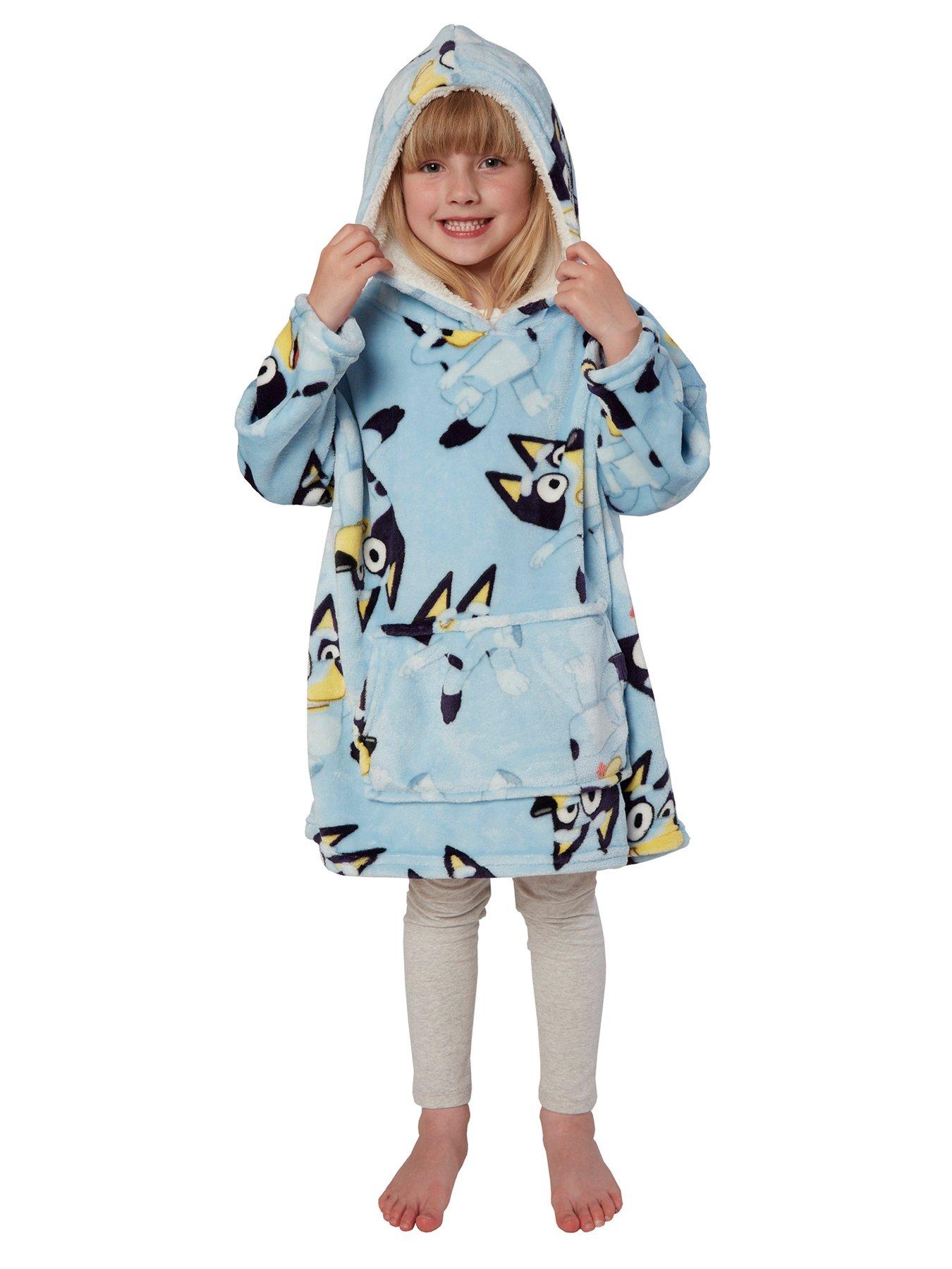 undefined Wearable Hooded Blanket - Small - Blue