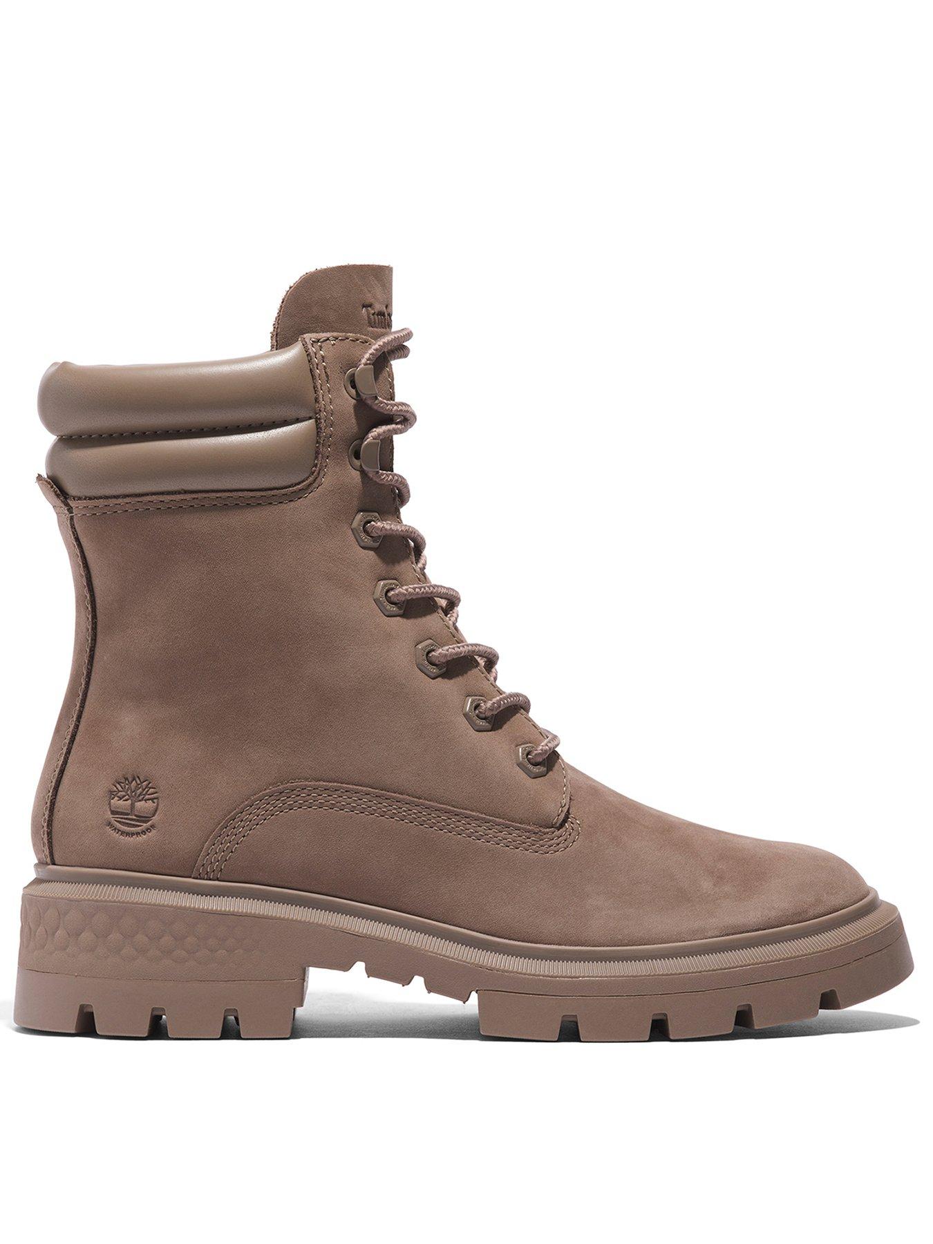 undefined Cortina Balley 6 Inch Lace-up Boot - Taupe Nubuck