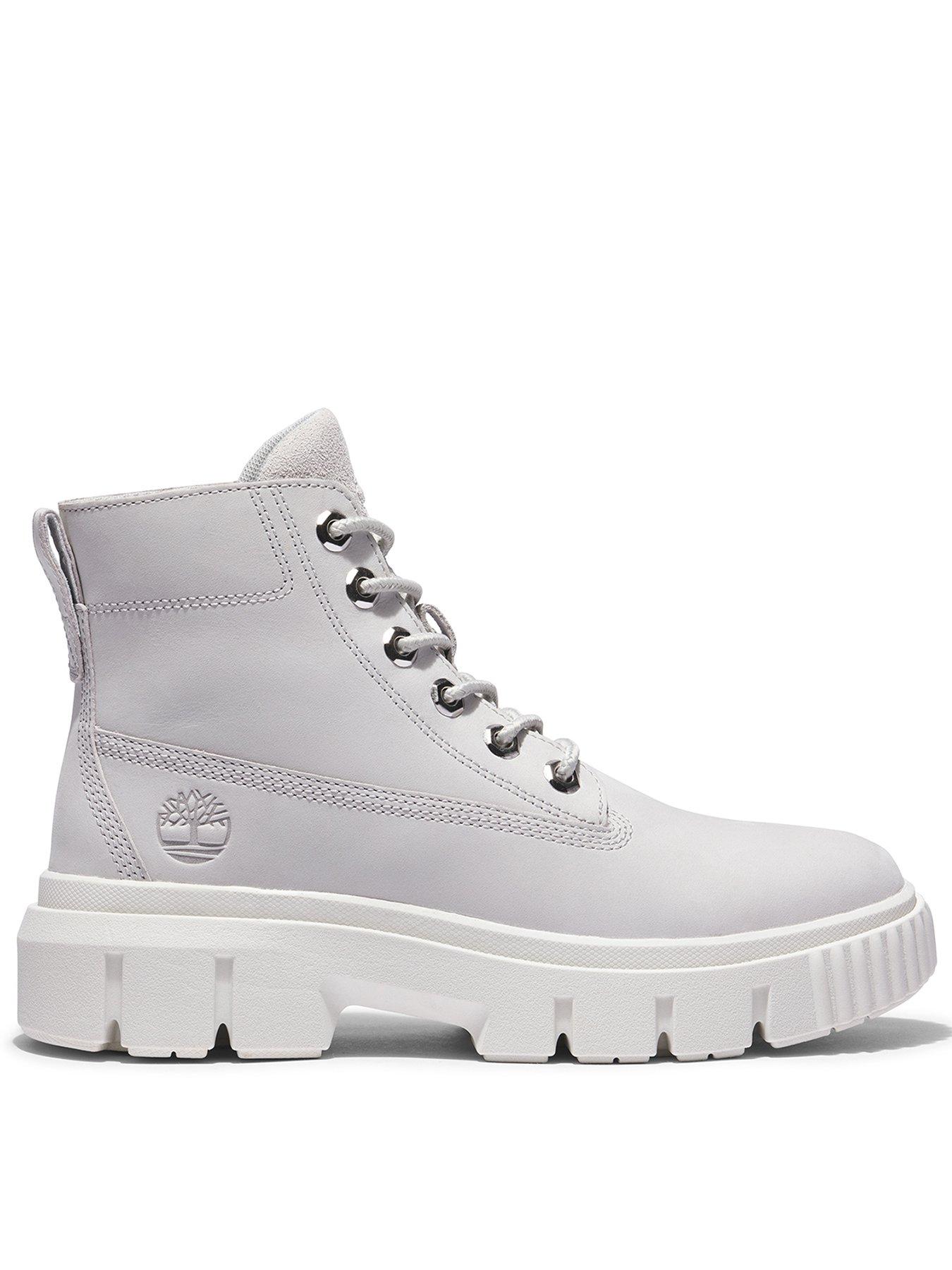 Light grey timberland 2024 boots womens