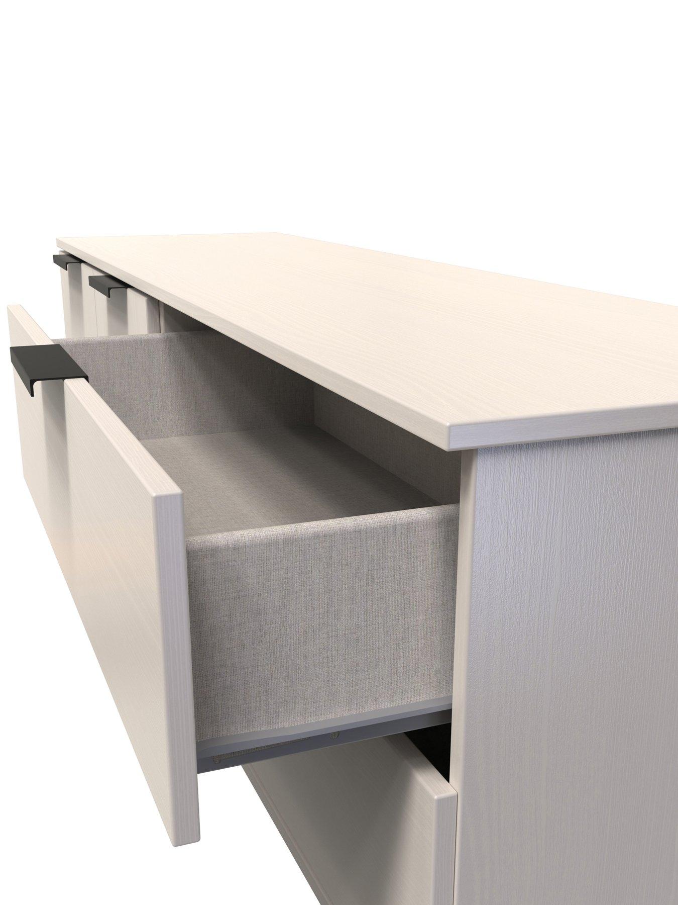  image of swift-emerson-ready-assembled-2-drawer-2-door-wide-sideboard-amp-tv-unit