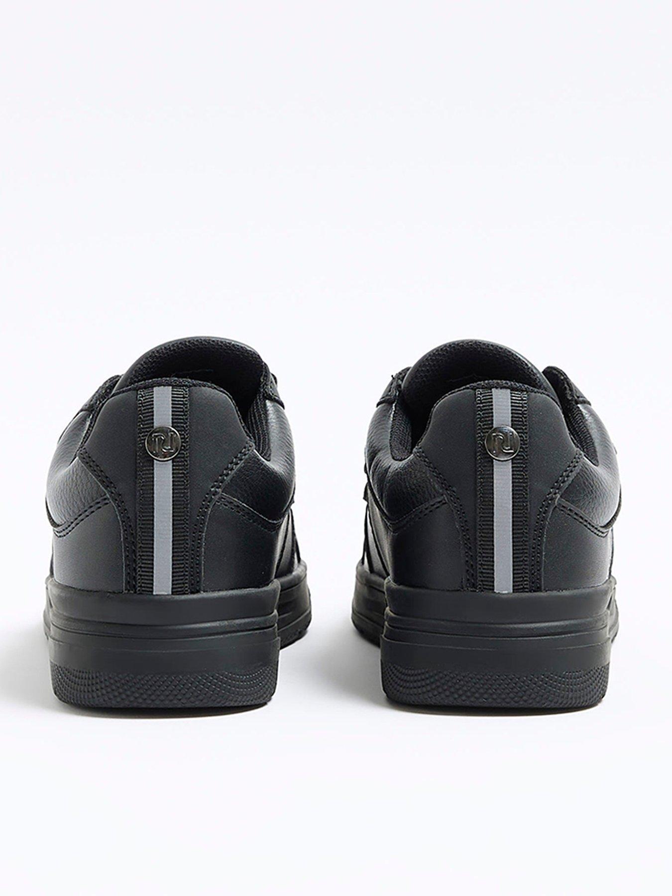 Boys black best sale velcro trainers