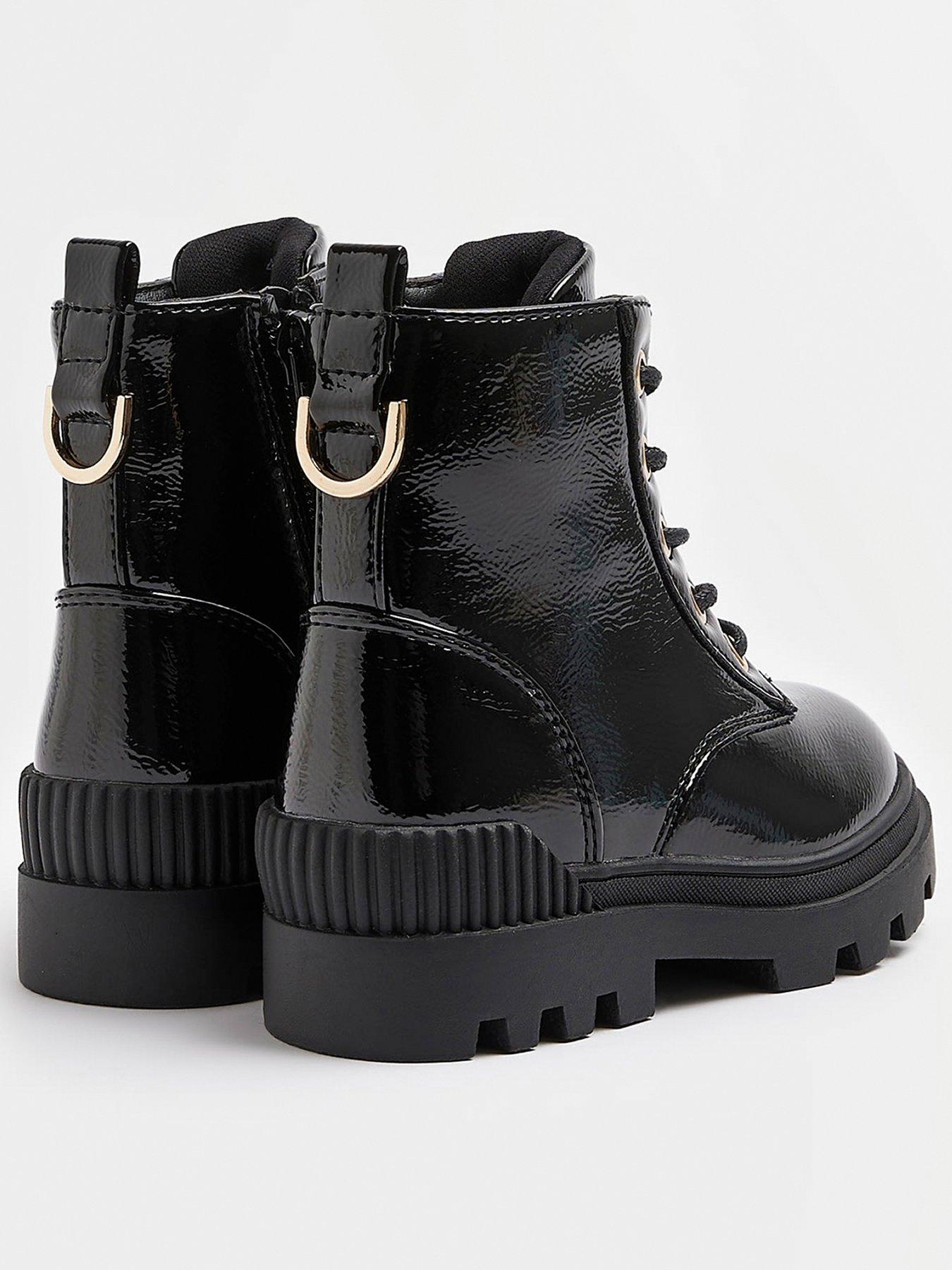 River island cheap patent boots