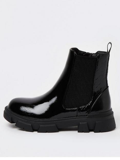 river-island-girls-patent-ankle-boots-black