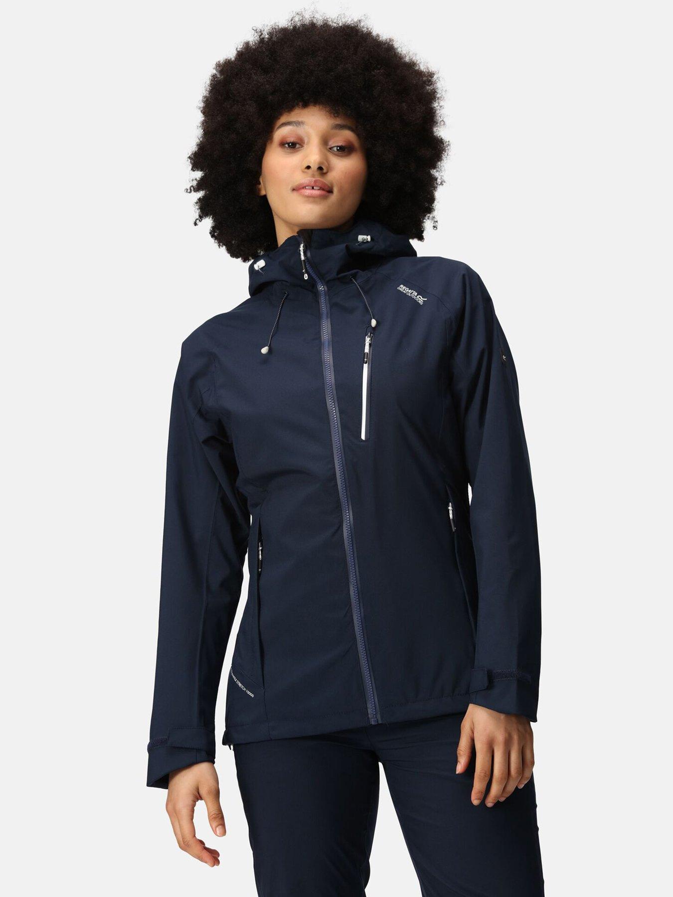  image of regatta-birchdale-waterproof-shell-navy