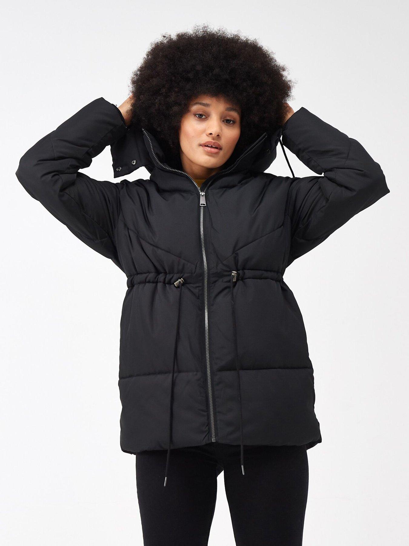 undefined Rurie Baffled/quilted Jackets - Black