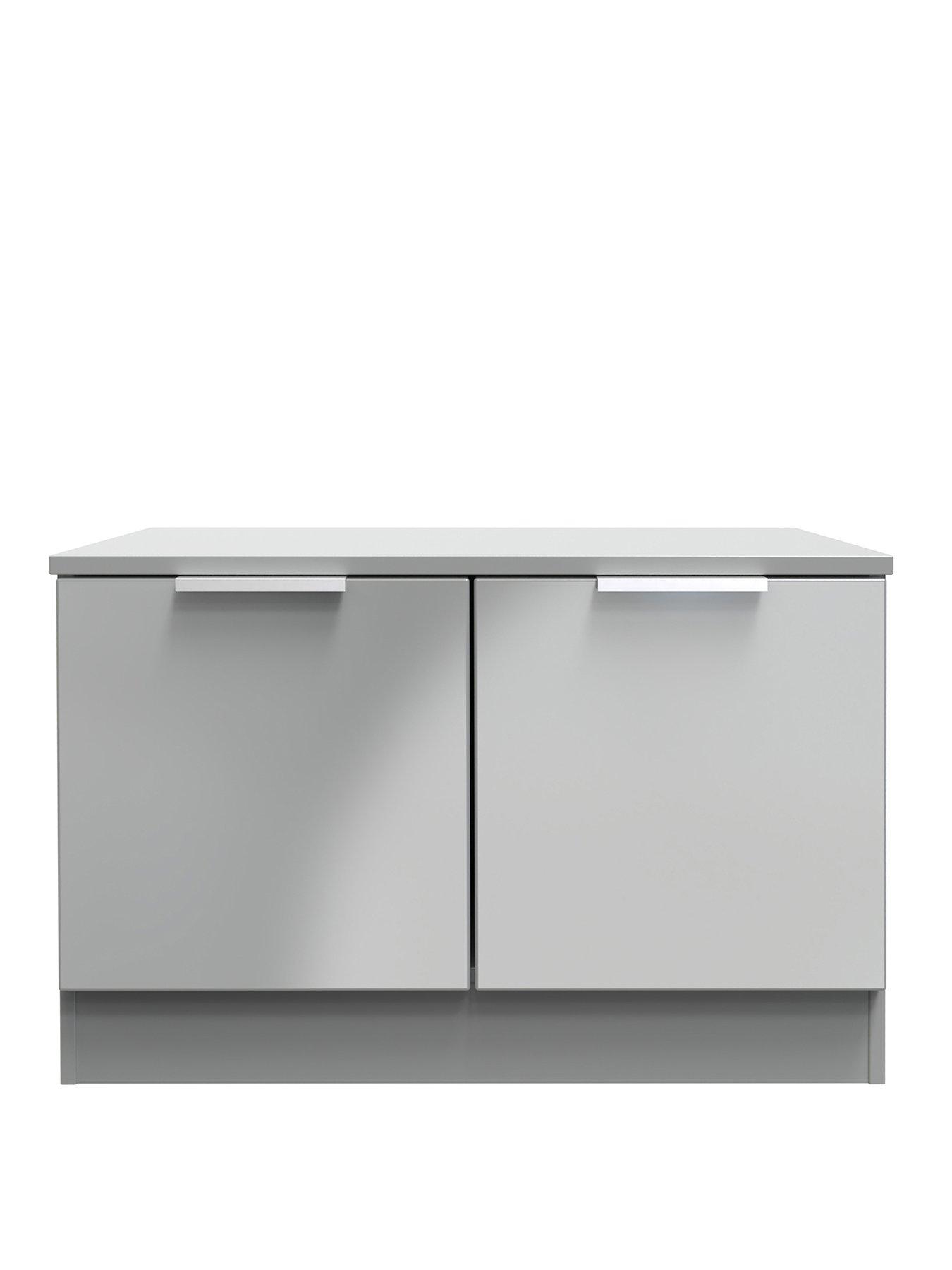 Image 2 of 6 of SWIFT Adair Ready Assembled 2 Door Compact Sideboard - Matt&nbsp;Grey