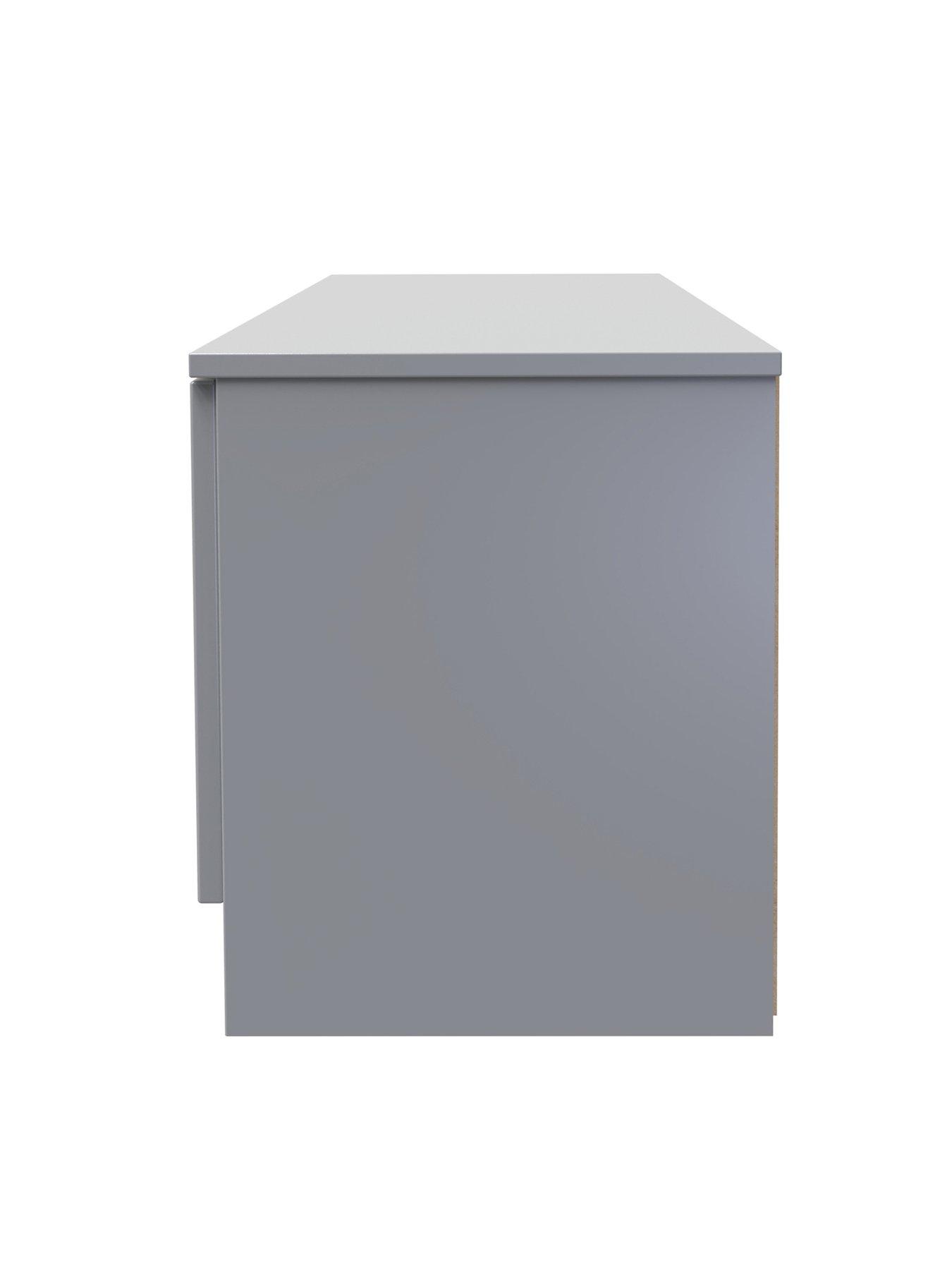 Image 6 of 6 of SWIFT Adair Ready Assembled 2 Door Compact Sideboard - Matt&nbsp;Grey
