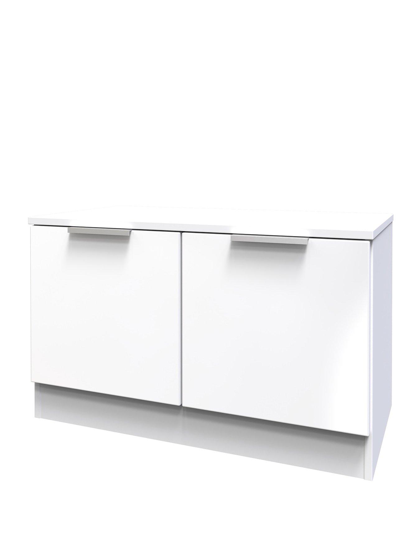 Image 3 of 6 of SWIFT Adair Ready Assembled 2 Door Compact Sideboard - Matt&nbsp;White