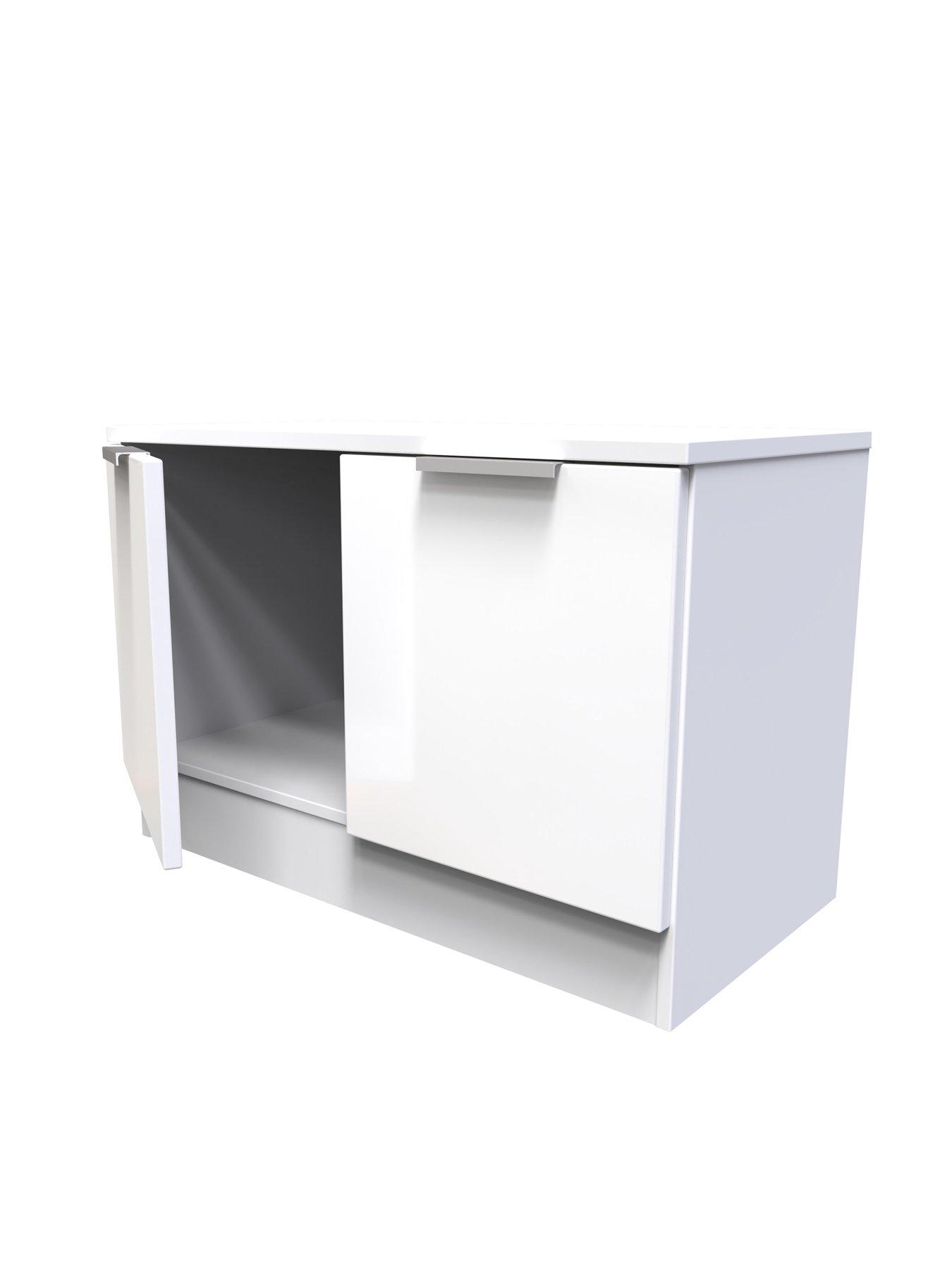 Image 5 of 6 of SWIFT Adair Ready Assembled 2 Door Compact Sideboard - Matt&nbsp;White
