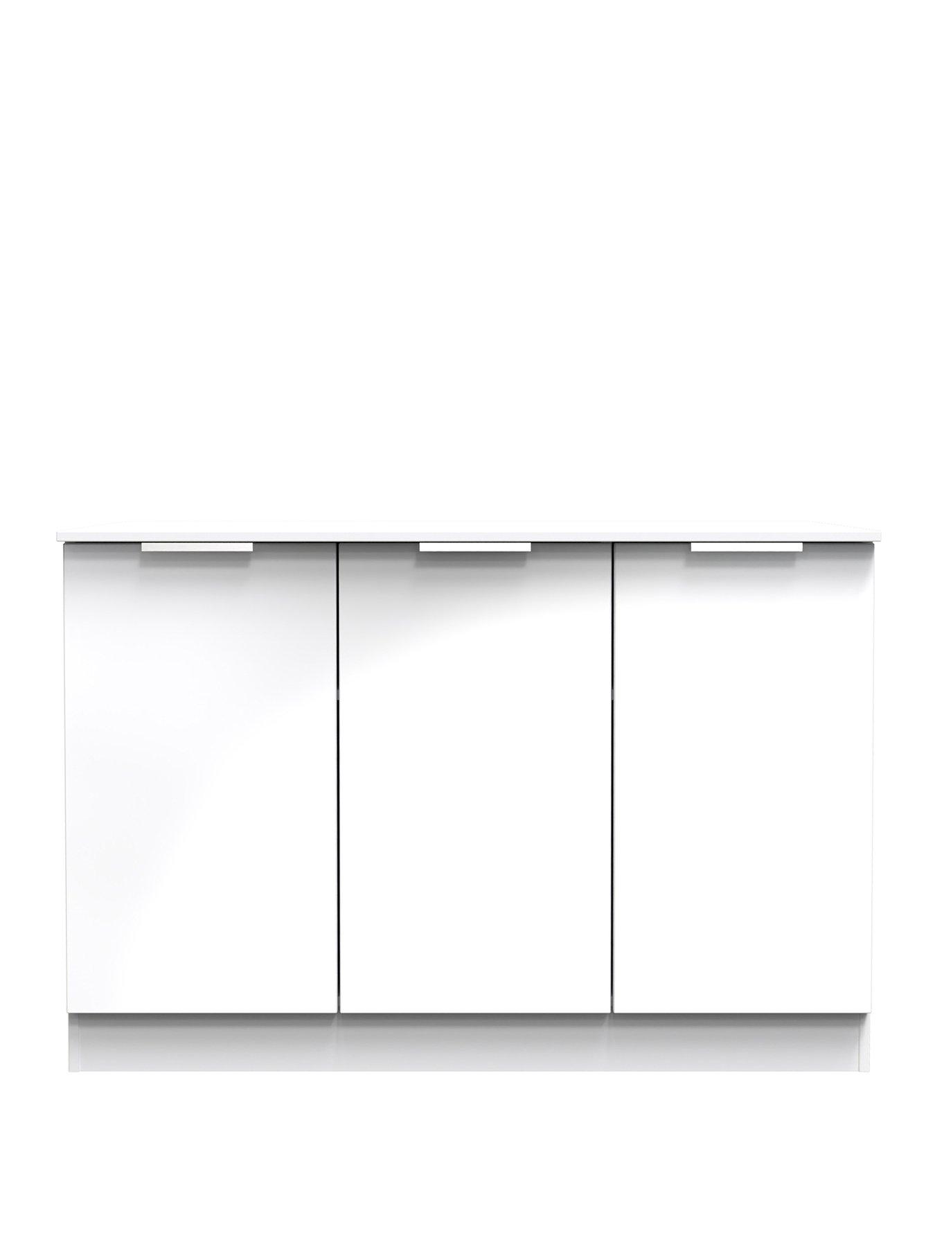 Image 2 of 6 of SWIFT Adair Ready Assembled 3&nbsp;Door&nbsp;Sideboard - White