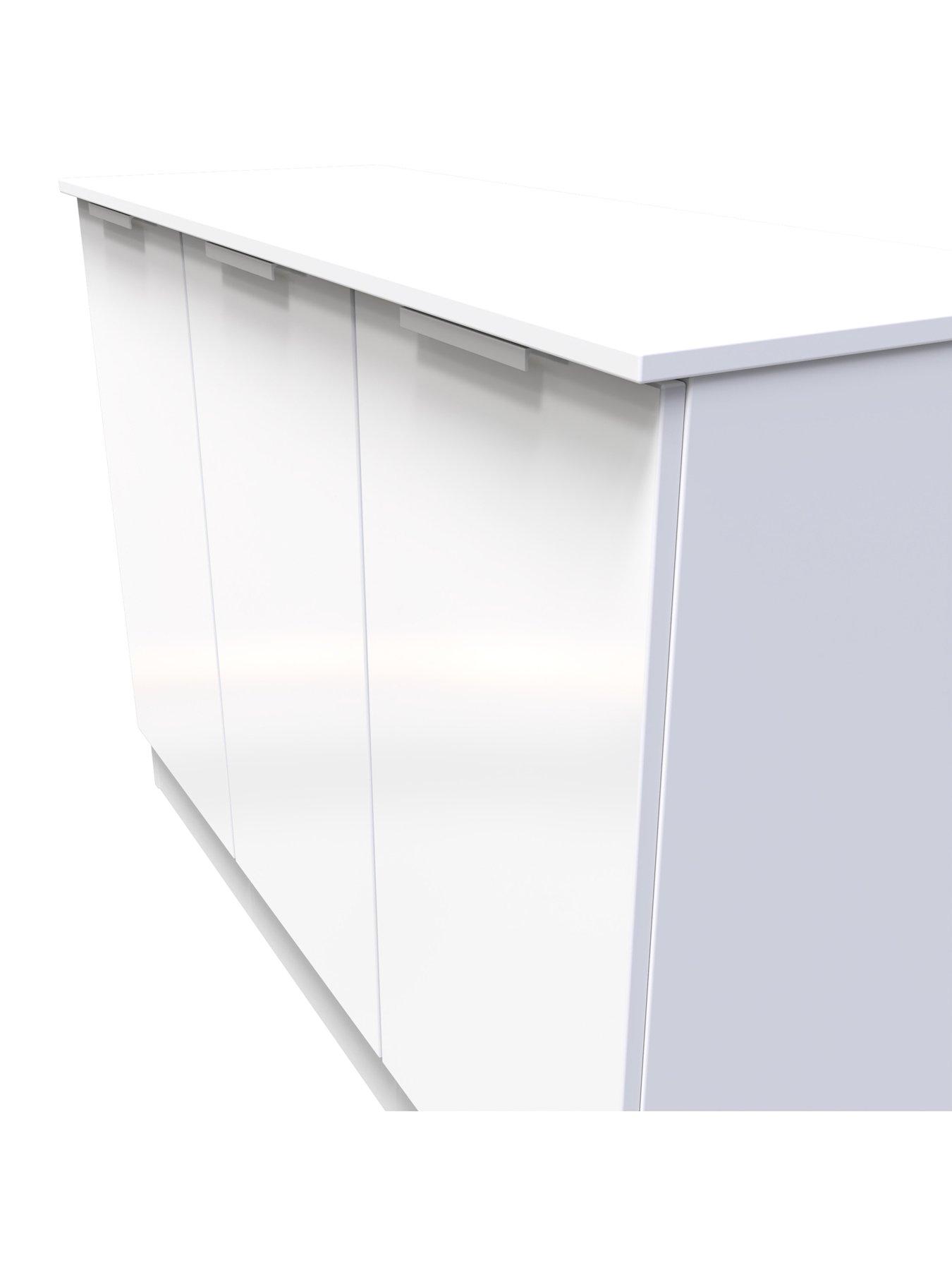 Image 4 of 6 of SWIFT Adair Ready Assembled 3&nbsp;Door&nbsp;Sideboard - White