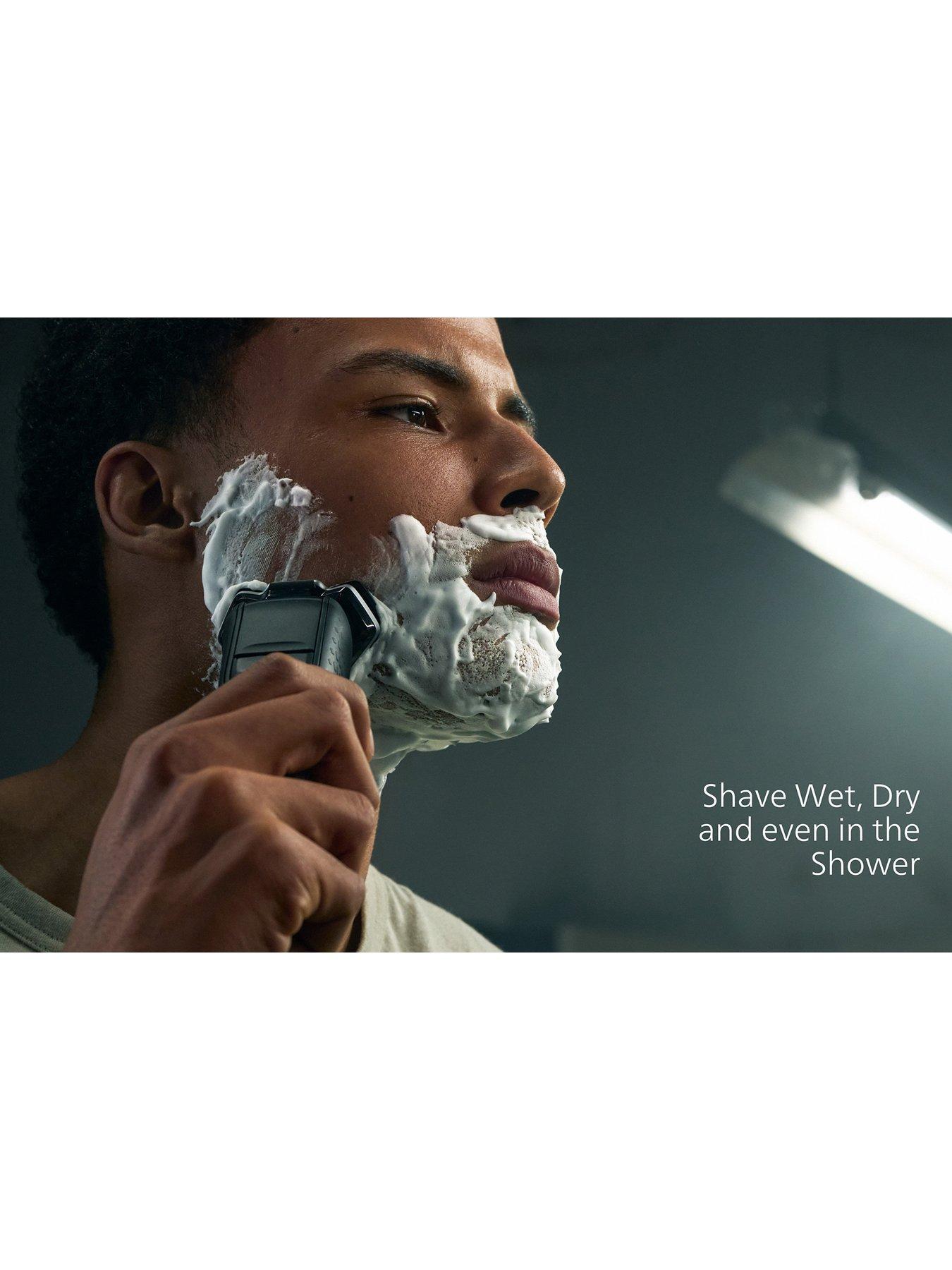 Image 4 of 8 of Philips Series 5000 Wet &amp; Dry Men's Electric Shaver with Pop-up Trimmer, Charging Stand &amp; Travel Case - S5885/35