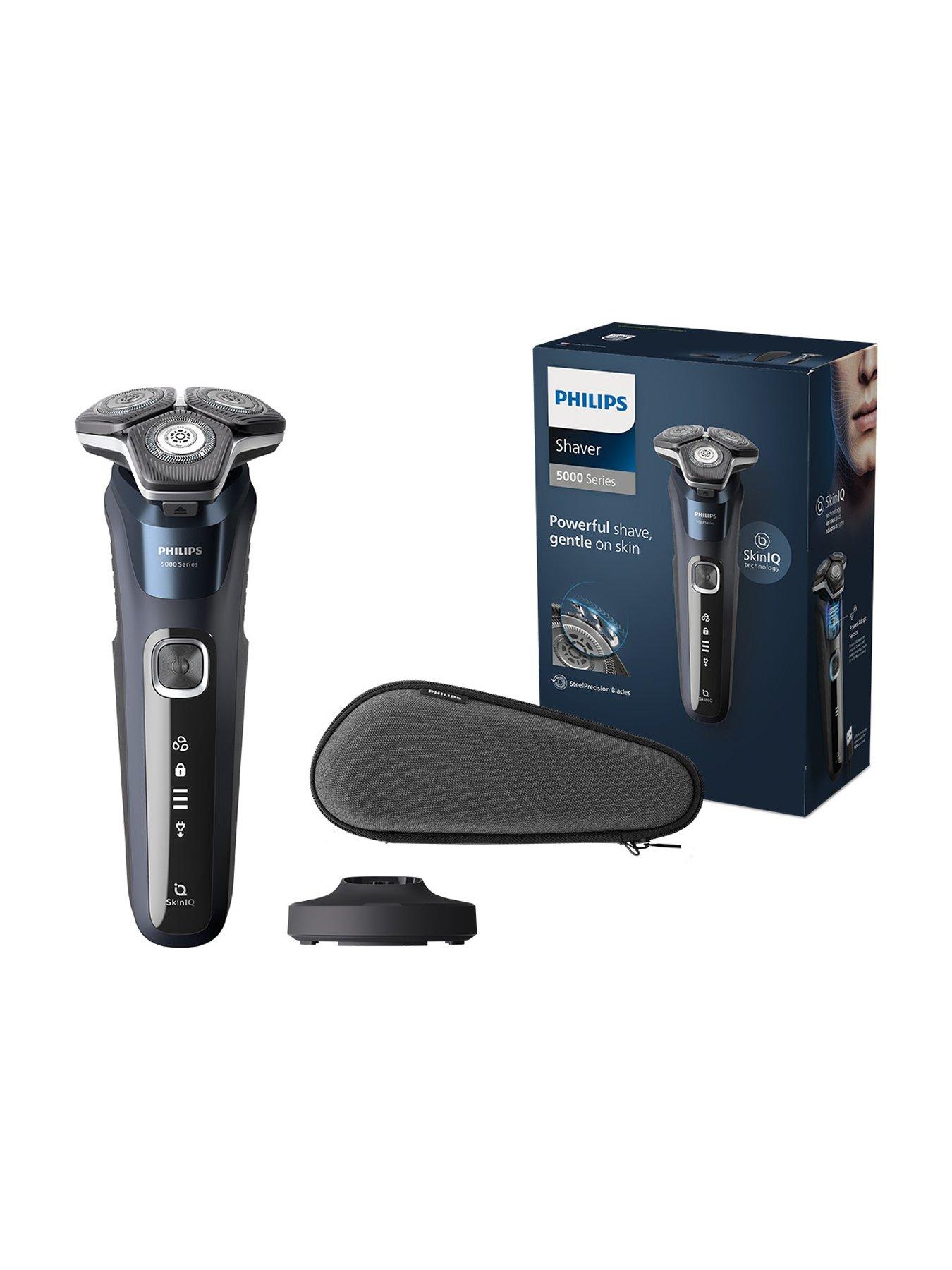 Image 7 of 8 of Philips Series 5000 Wet &amp; Dry Men's Electric Shaver with Pop-up Trimmer, Charging Stand &amp; Travel Case - S5885/35