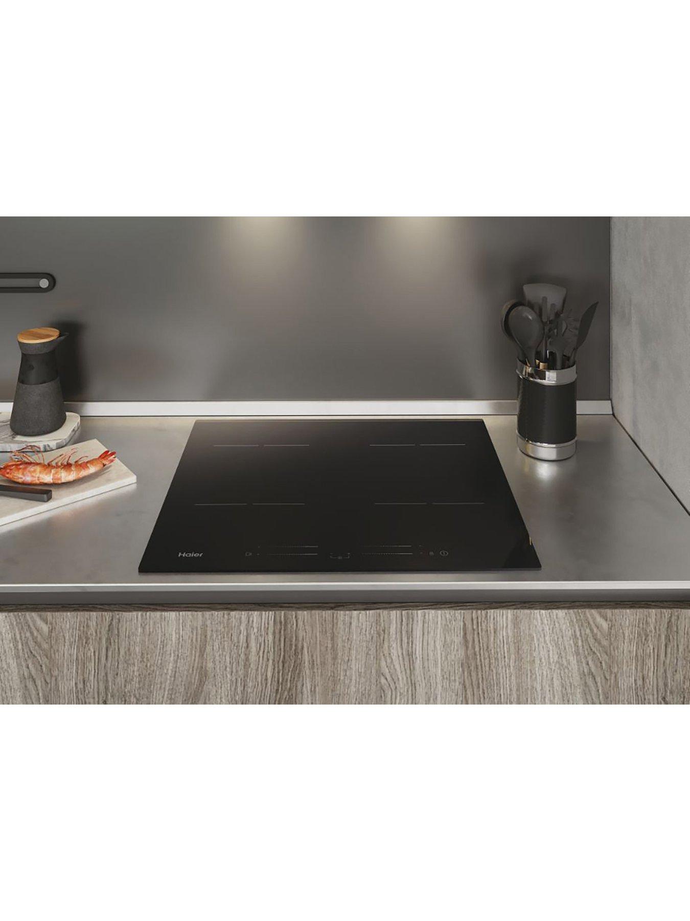  image of haier-series-4-haisj64mc-59cm-wide-induction-hob-4-cooking-zones--nbspblack