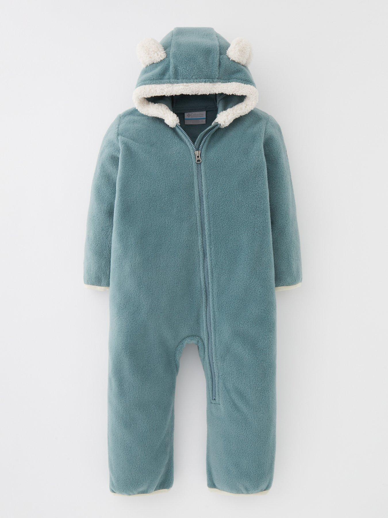 Columbia Infant Tiny Bear™ II Fleece Bunting Bodysuit Green