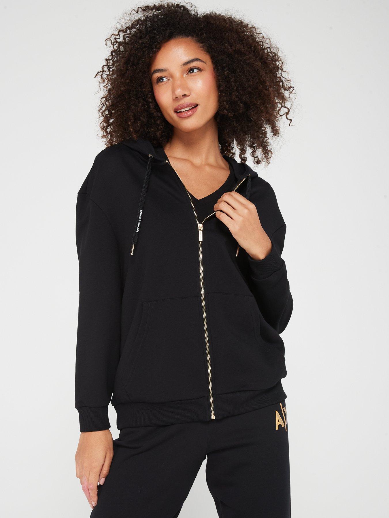 ARMANI EXCHANGE - good Ribbed Full-Zip Double Zipper Sweater