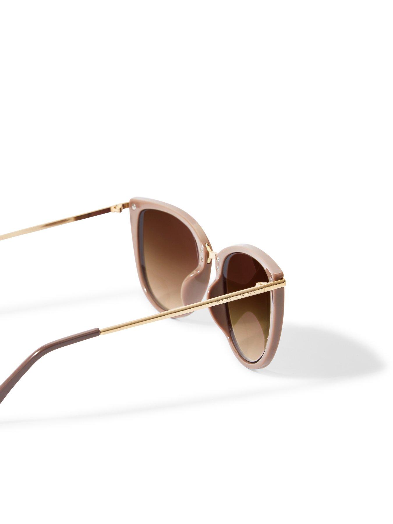  image of katie-loxton-round-sunglasses-pink